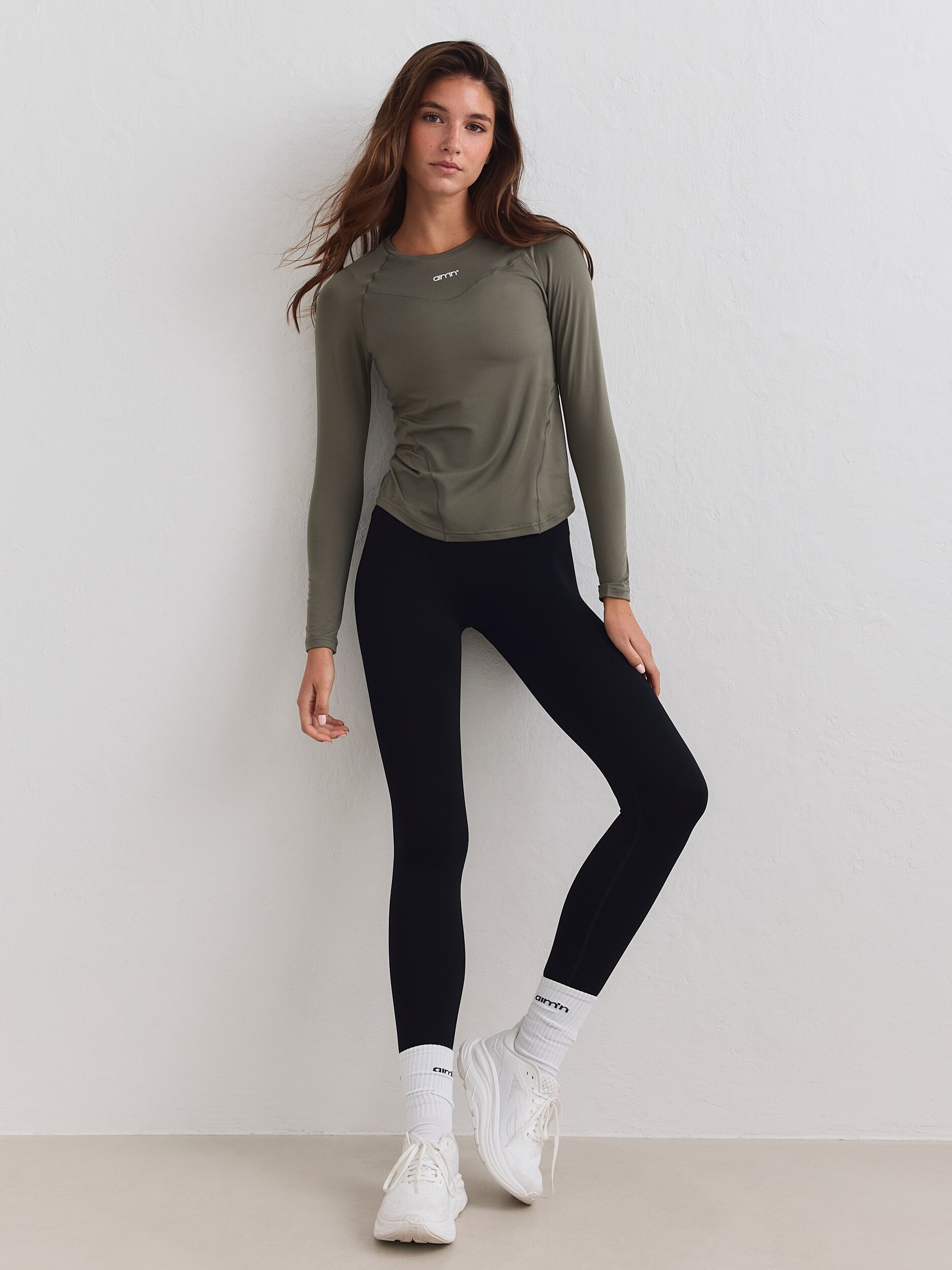 AIM&acute;N, W Soft Basic Long Sleeve