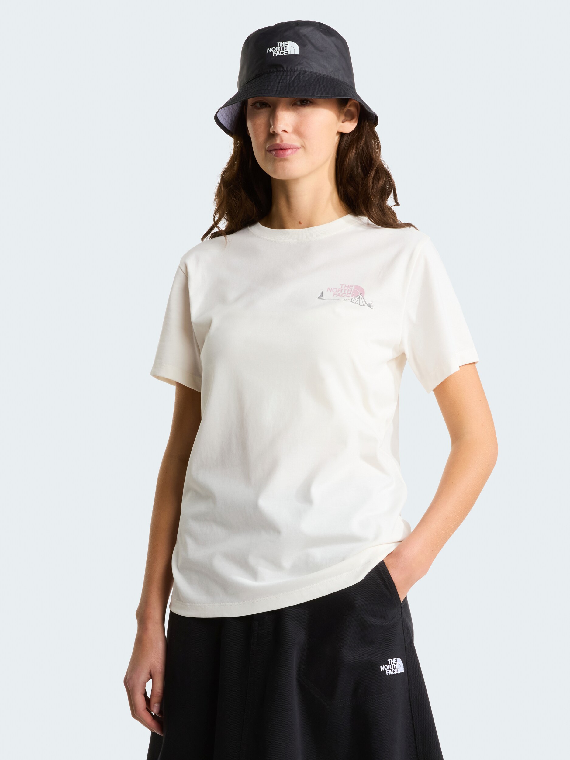 THE NORTH FACE, W MONTE REGULAR SHORT SLEEVE TEE-GRAPHIC