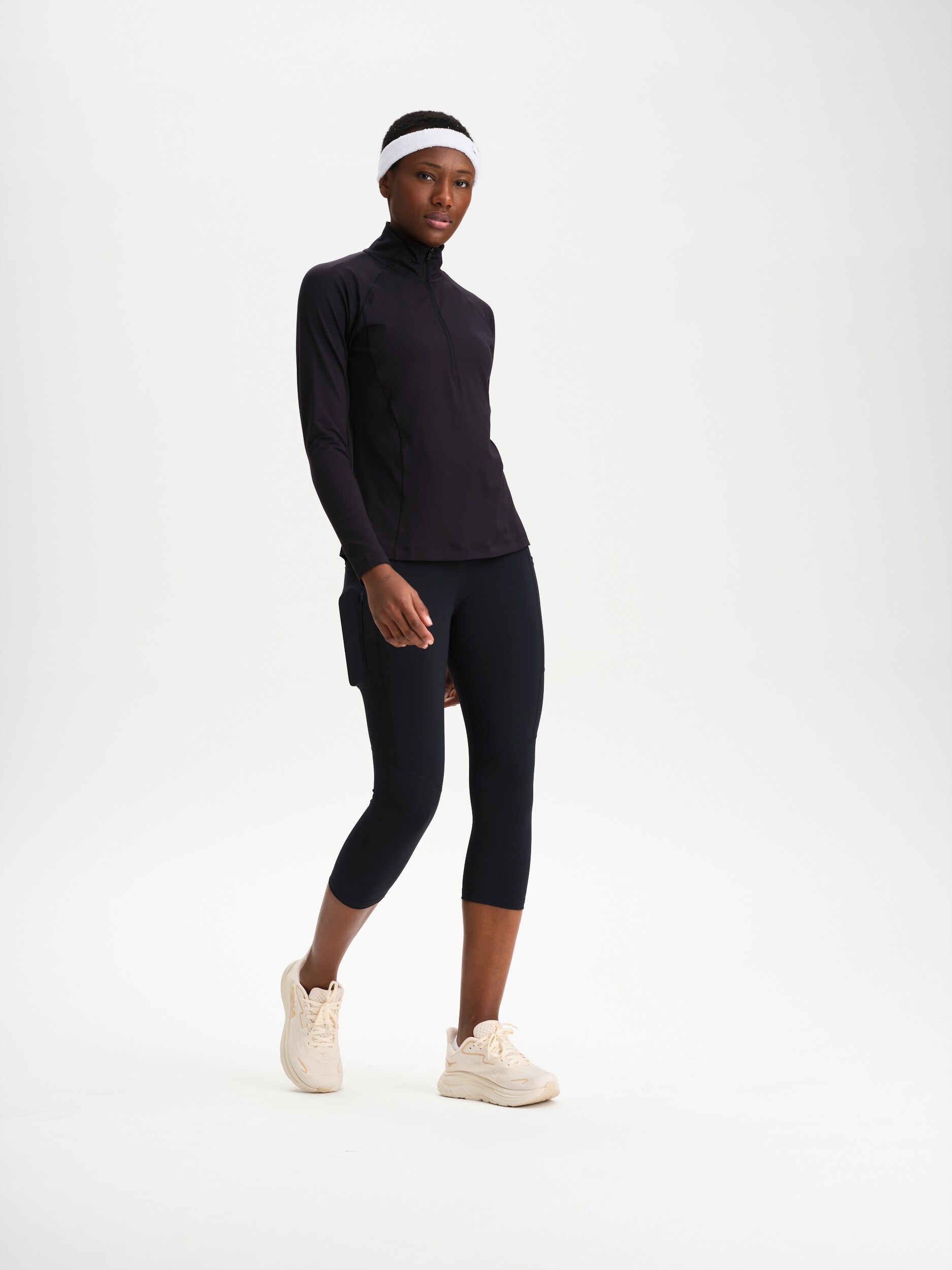 SOC, W RUN LIGHT HALF ZIP