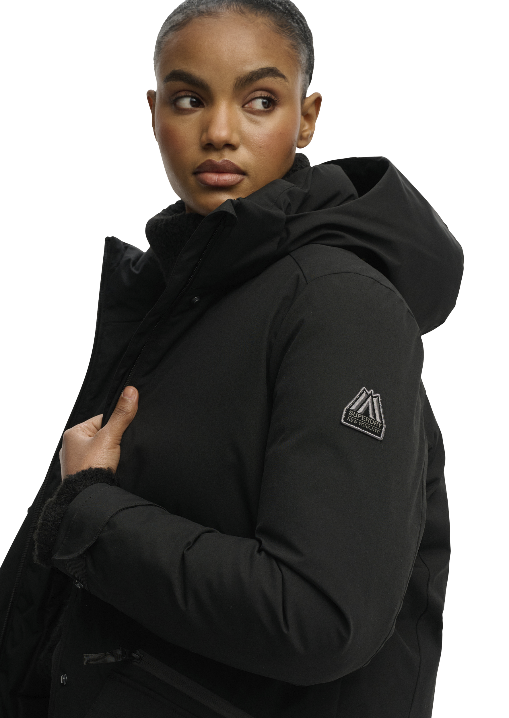 SUPERDRY, W City Fishtail Padd Park