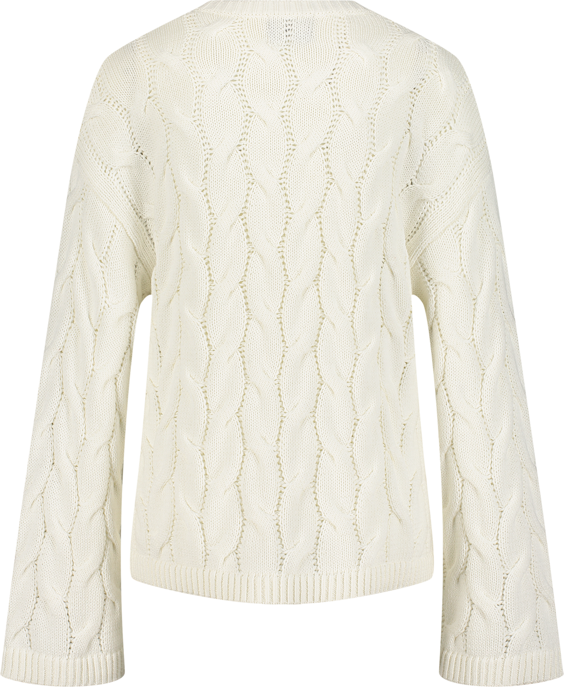 RACE MARINE, W CABLE KNIT SWEATER