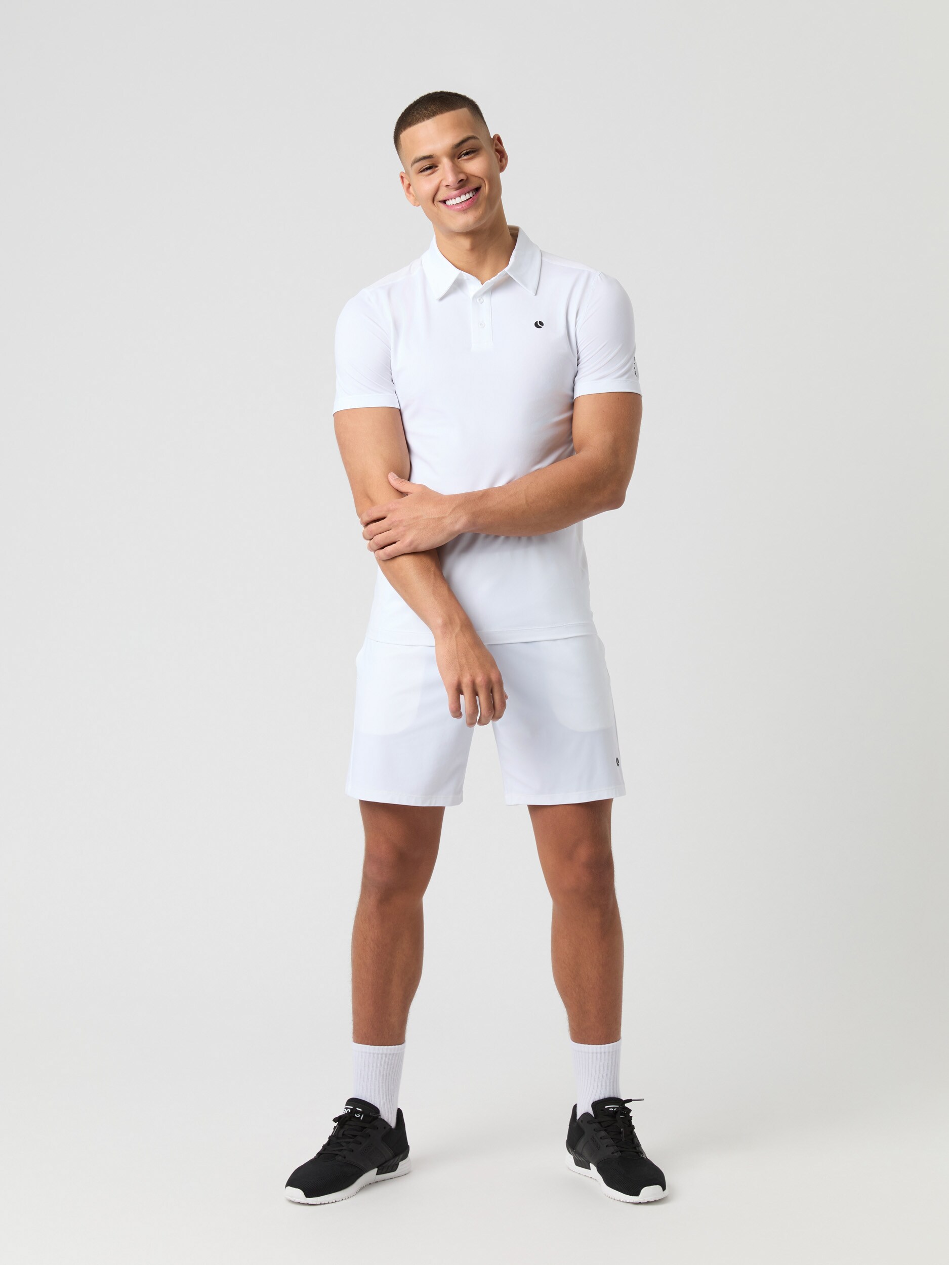 BJ&Ouml;RN BORG, Ace Mesh Panel Polo Shirt