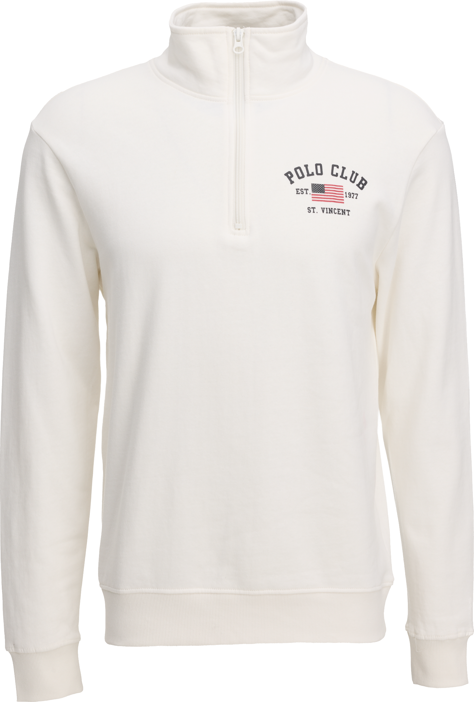 
ST VINCENT POLO CLUB, 
BRIAN 1/2 ZIP SWEAT, 
Detail 1
