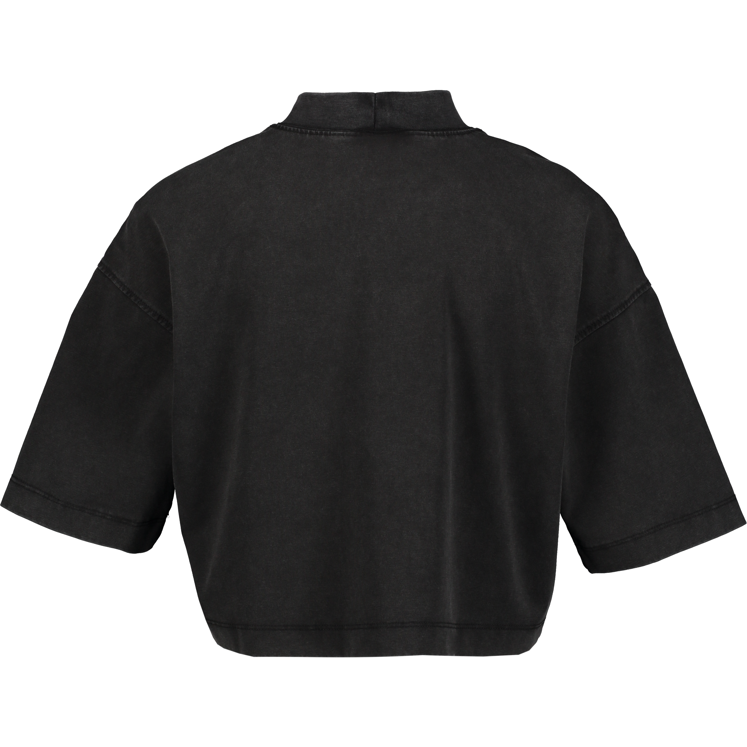 ICANIWILL, E Everyday Cropped Mock Neck T-Shirt