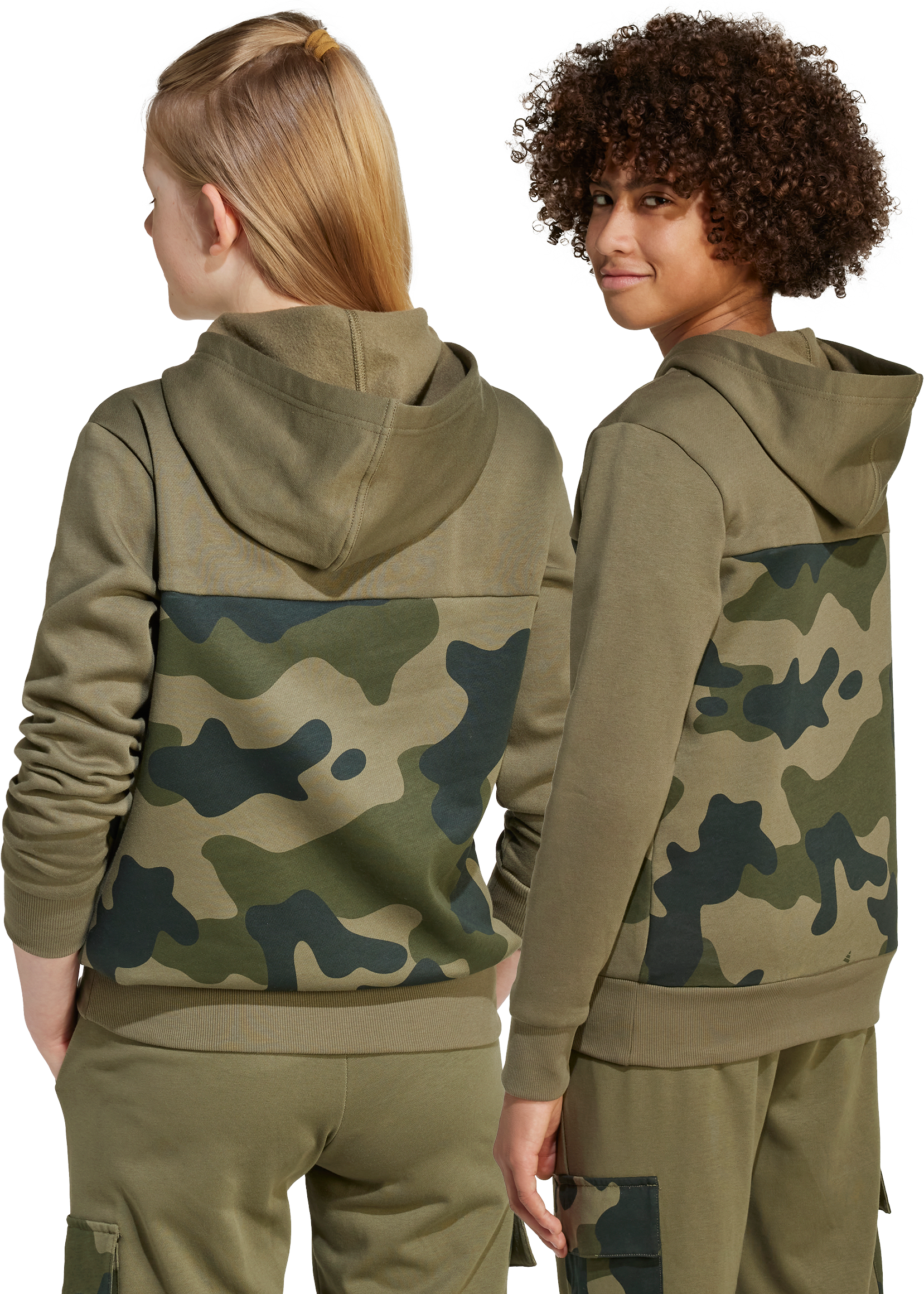 ADIDAS, CAMO FL HOOD JR