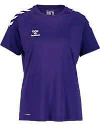Core Xk Poly Tee Ss W - Purple/White Standard Small1x1