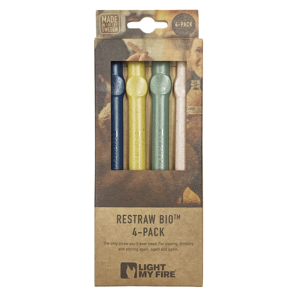 LIGHT MY FIRE, Restraw 4-Pack