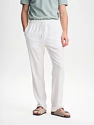 M COAST LINEN PANT - WHITE Model01 Small1x1