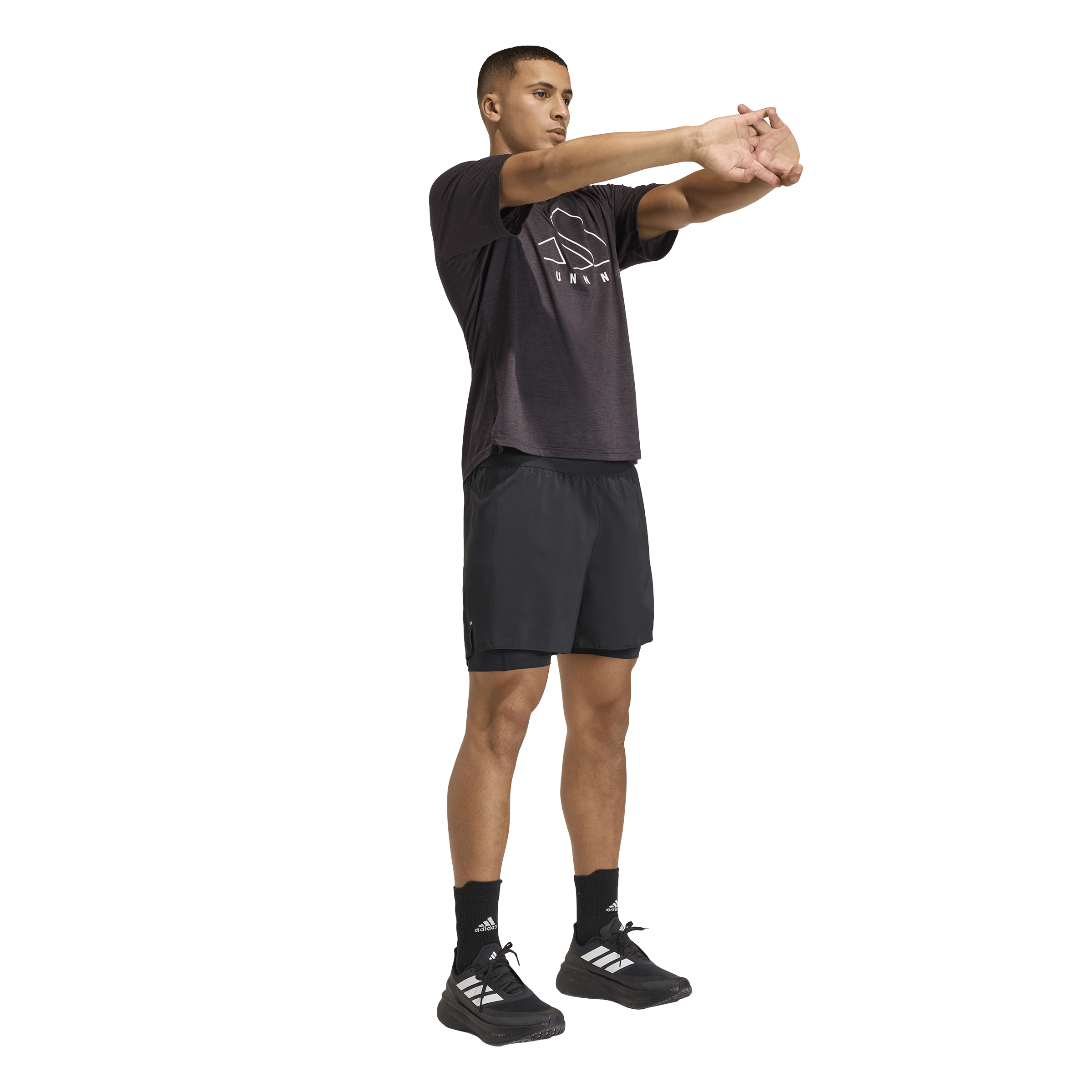 ADIDAS, M RUN ESS 2IN1 SHORT