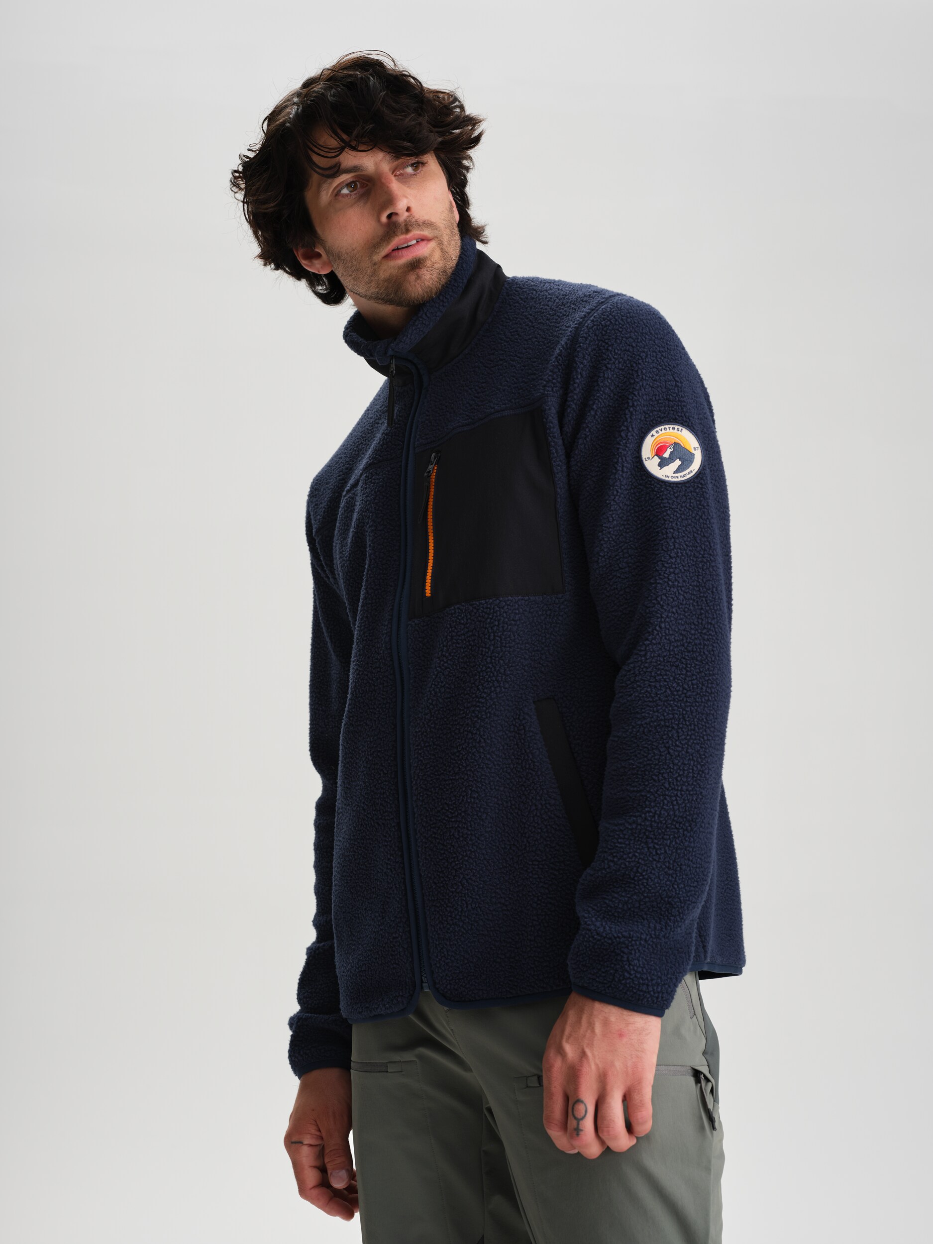 EVEREST, M Pile Shirt Retro