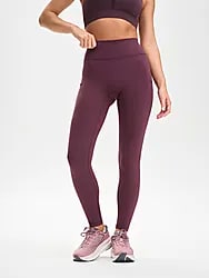 W SOFT FITNESS POCKET TIGHTS - MAUVE WINE Model01 Small1x1