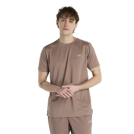 392427112102 NEW BALANCE M Run T-Shirt 392427112102 NEW BALANCE M Run T-Shirt Model01 Detail
