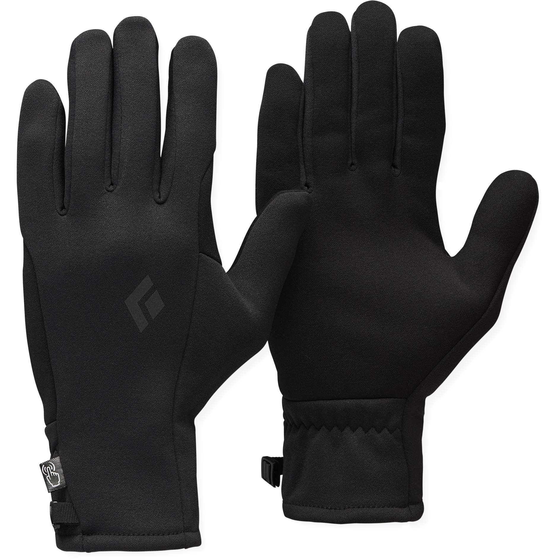 
BLACK DIAMOND, 
Midweight Screentap Liners, 
Detail 1
