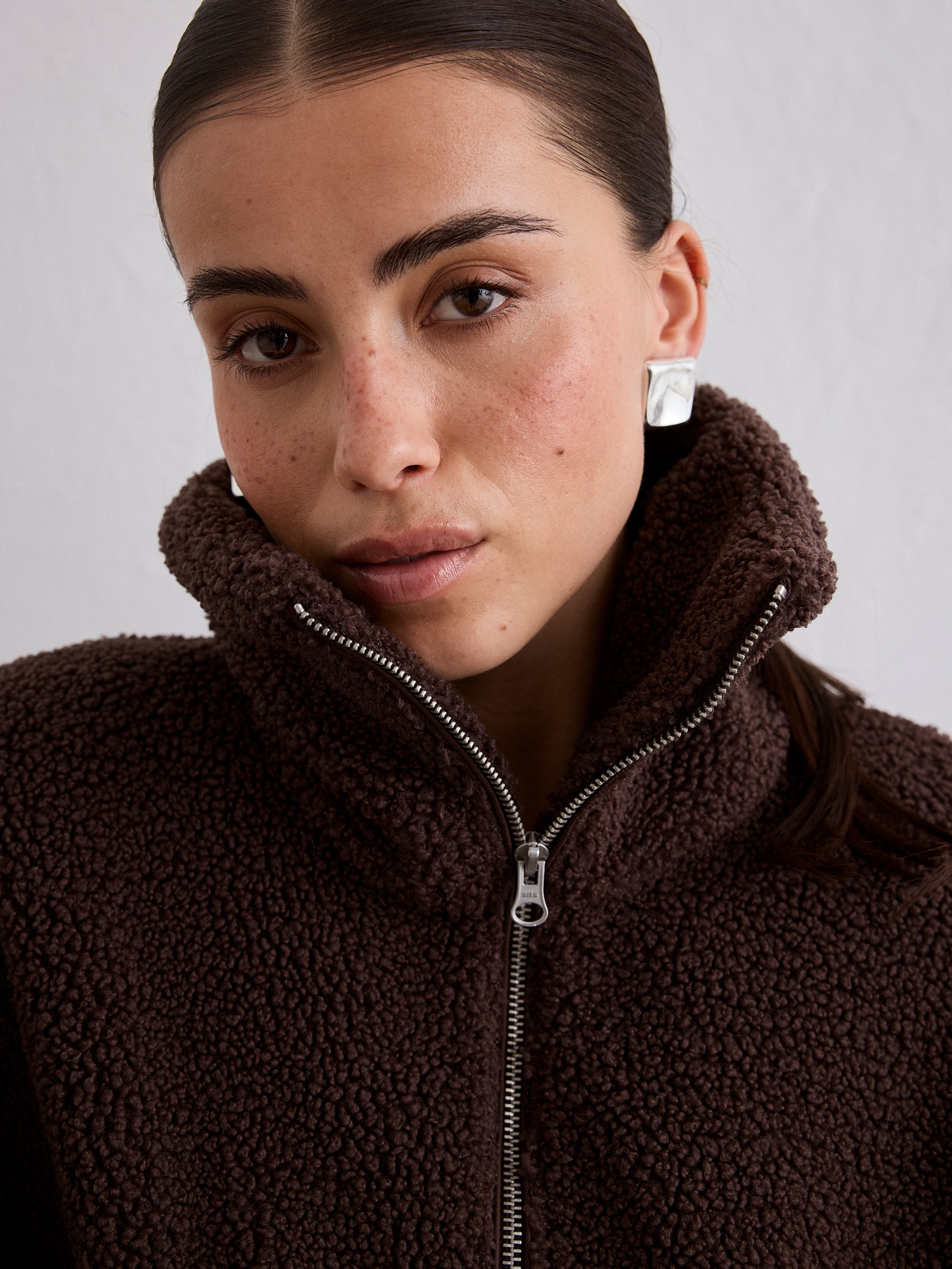 AIM&acute;N, W PILE JACKET