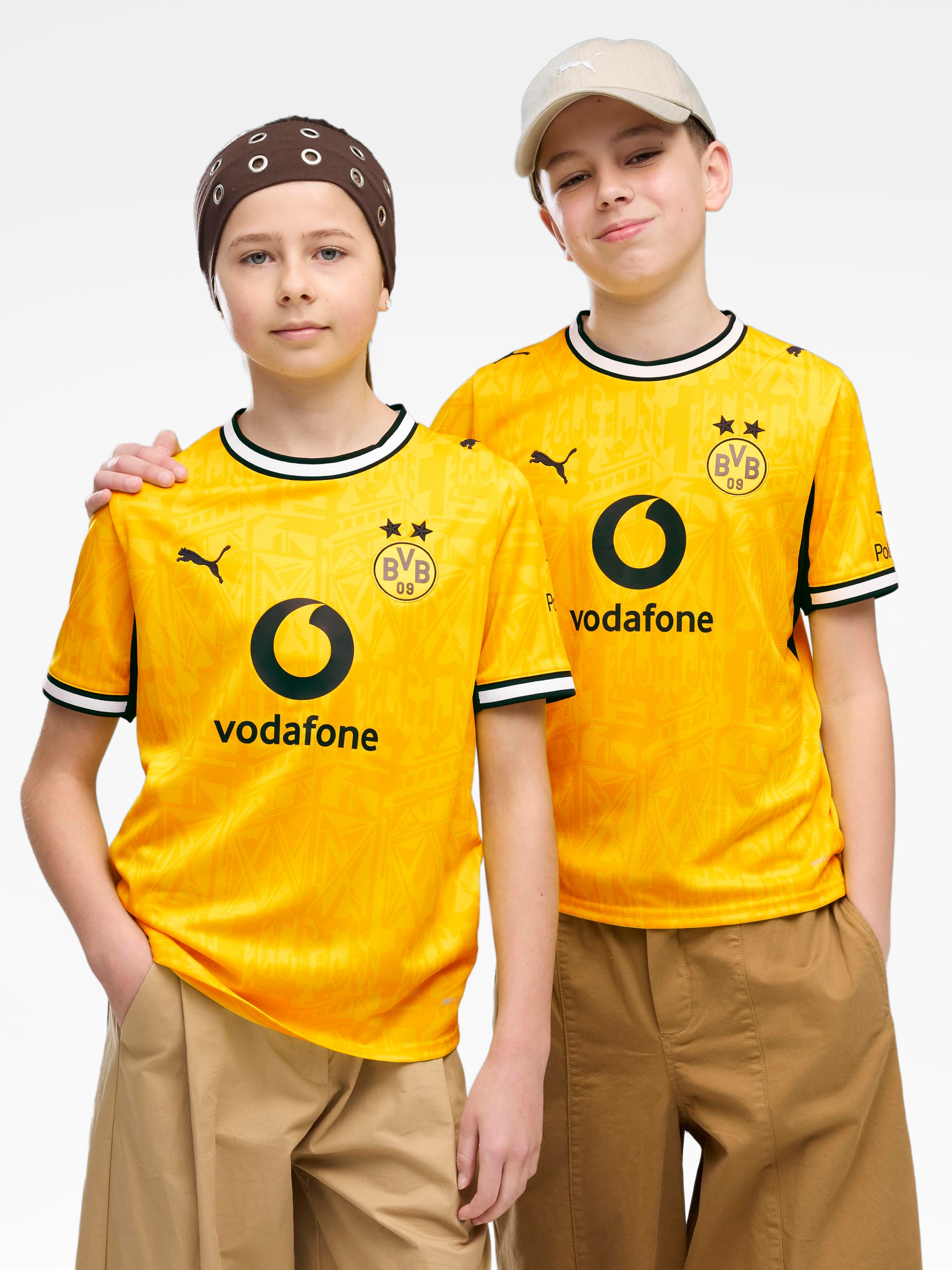 
PUMA, 
BVB HOME JERSEY REPLICA JR, 
Detail 1
