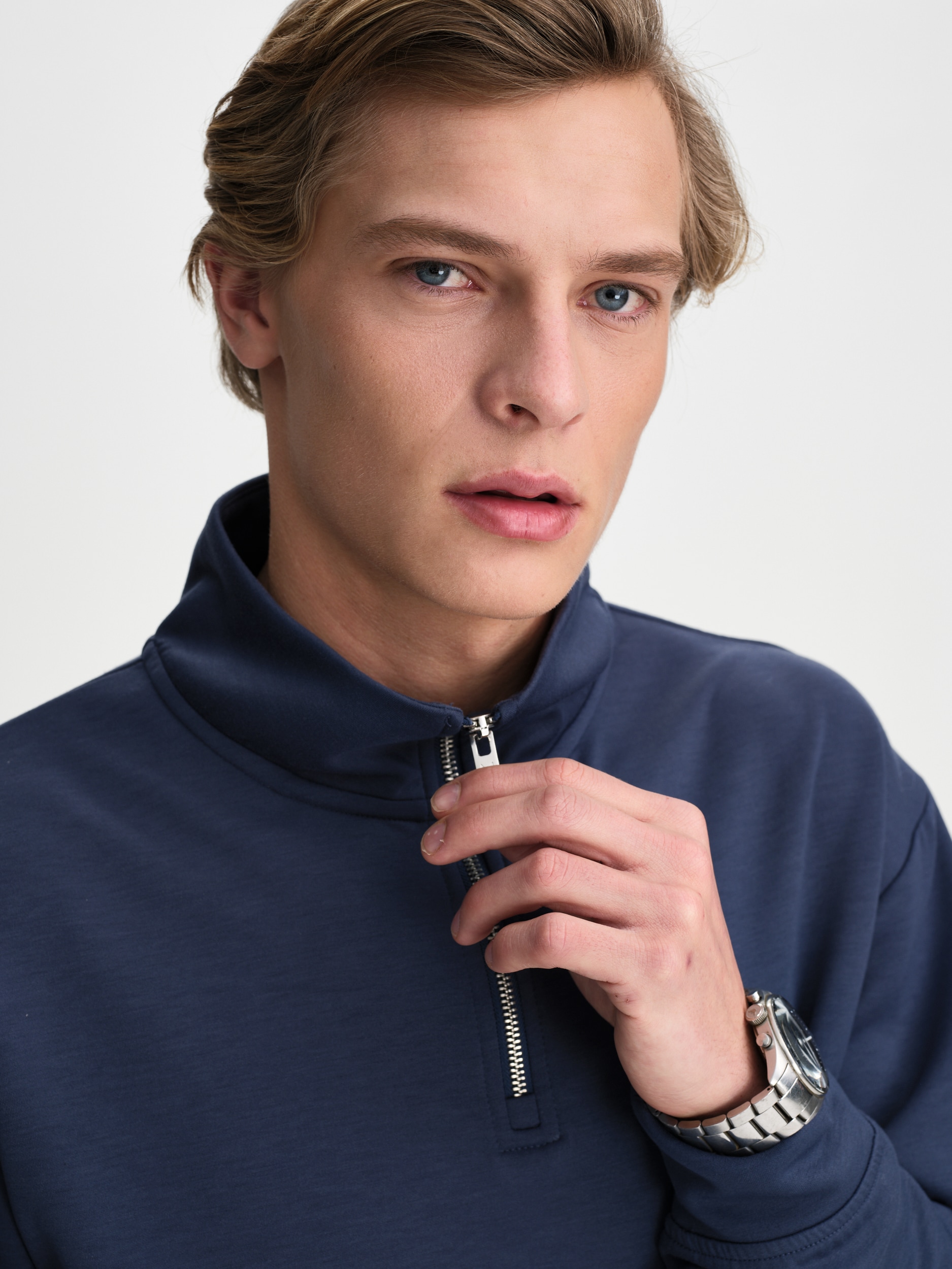 SOC, M SOFT HALF ZIP