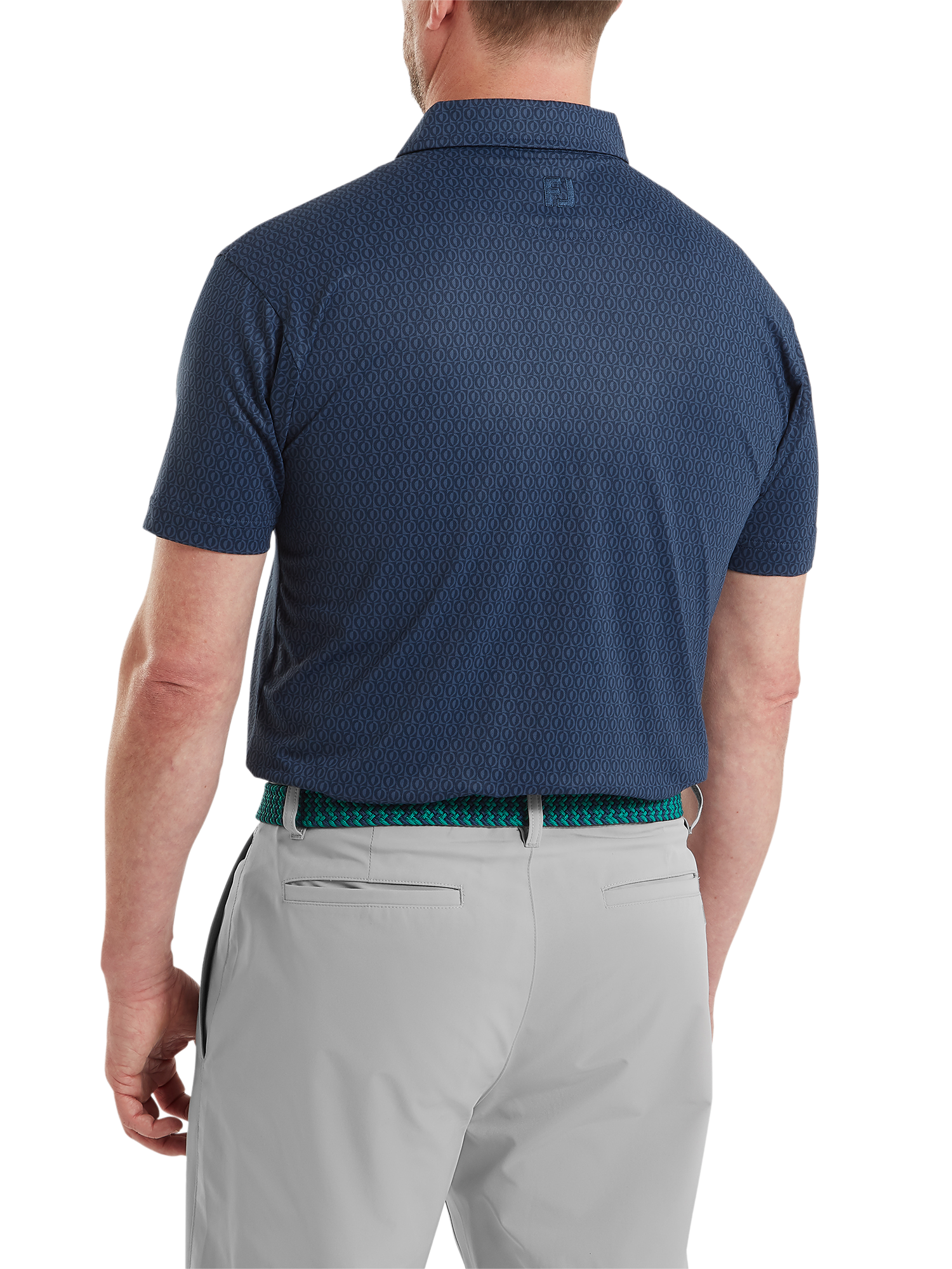 FOOTJOY, MODERNIST GEO PIQUE