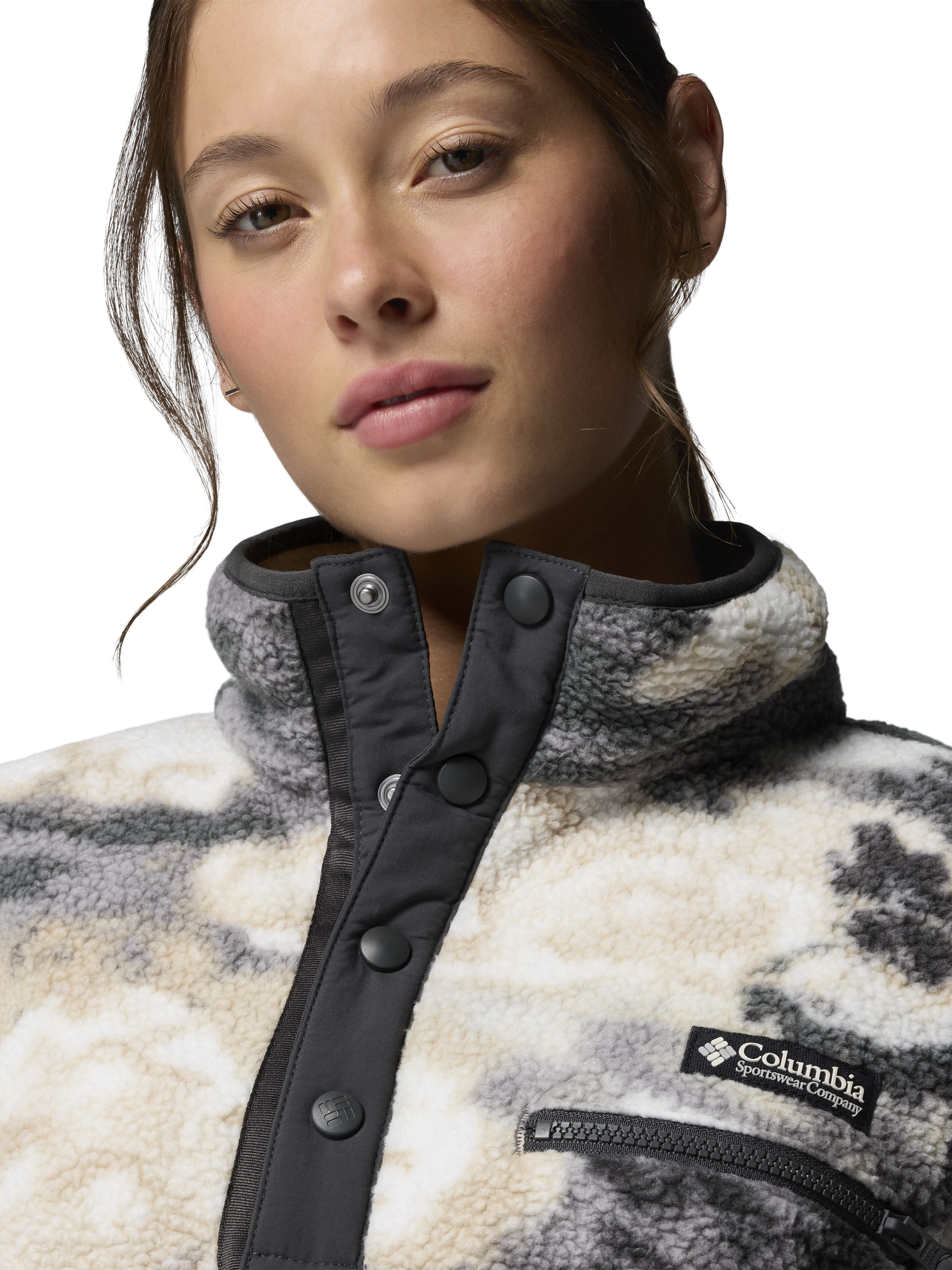 COLUMBIA, W Helvetia&trade; Ii Printed Cropped Half Snap