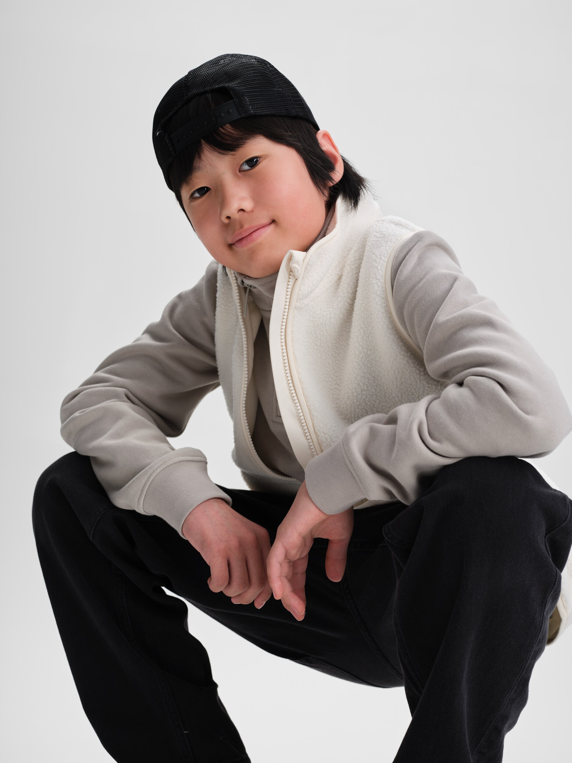 EVEREST, J Pile Zip Vest