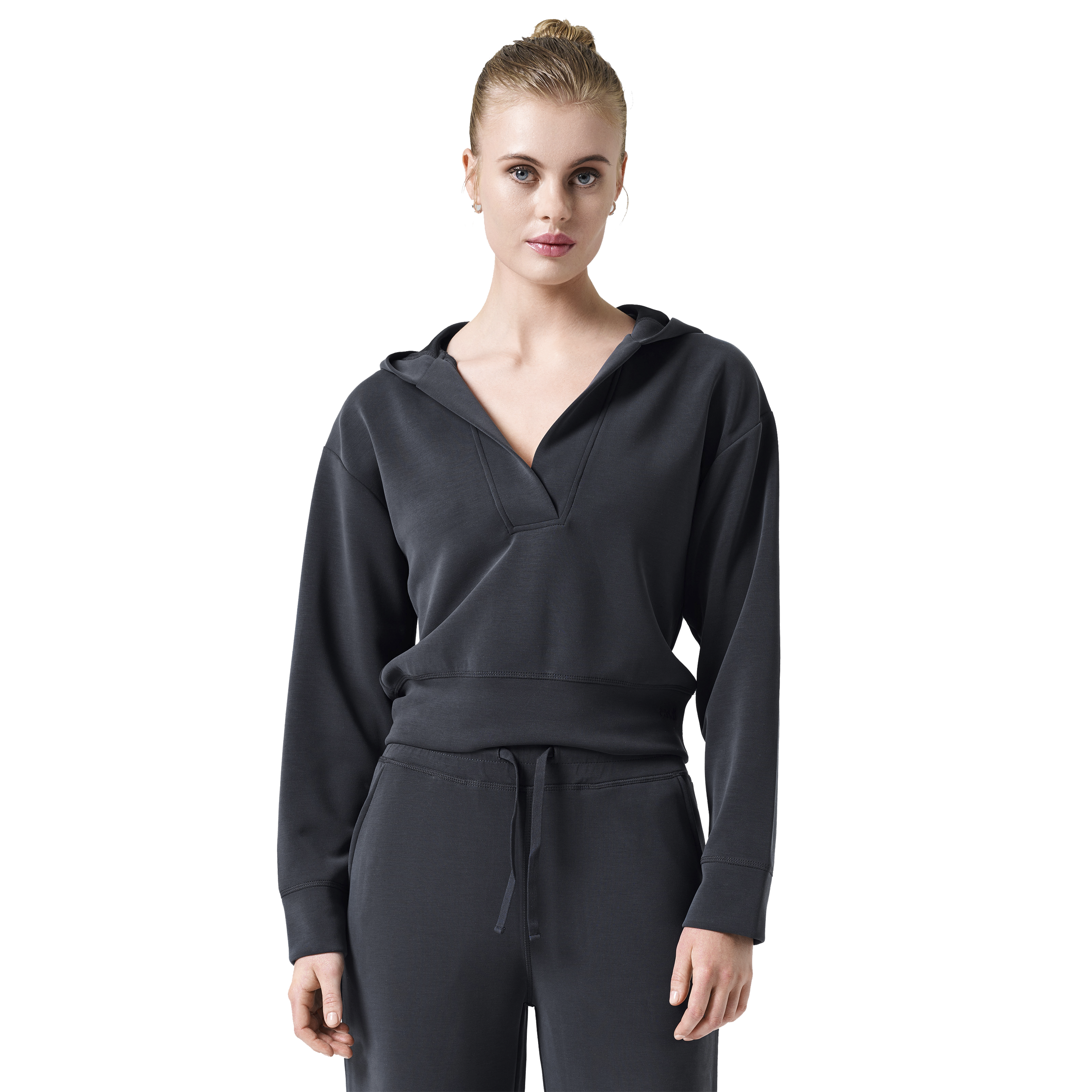 
CASALL, 
P V-neck Hood W, 
Detail 1
