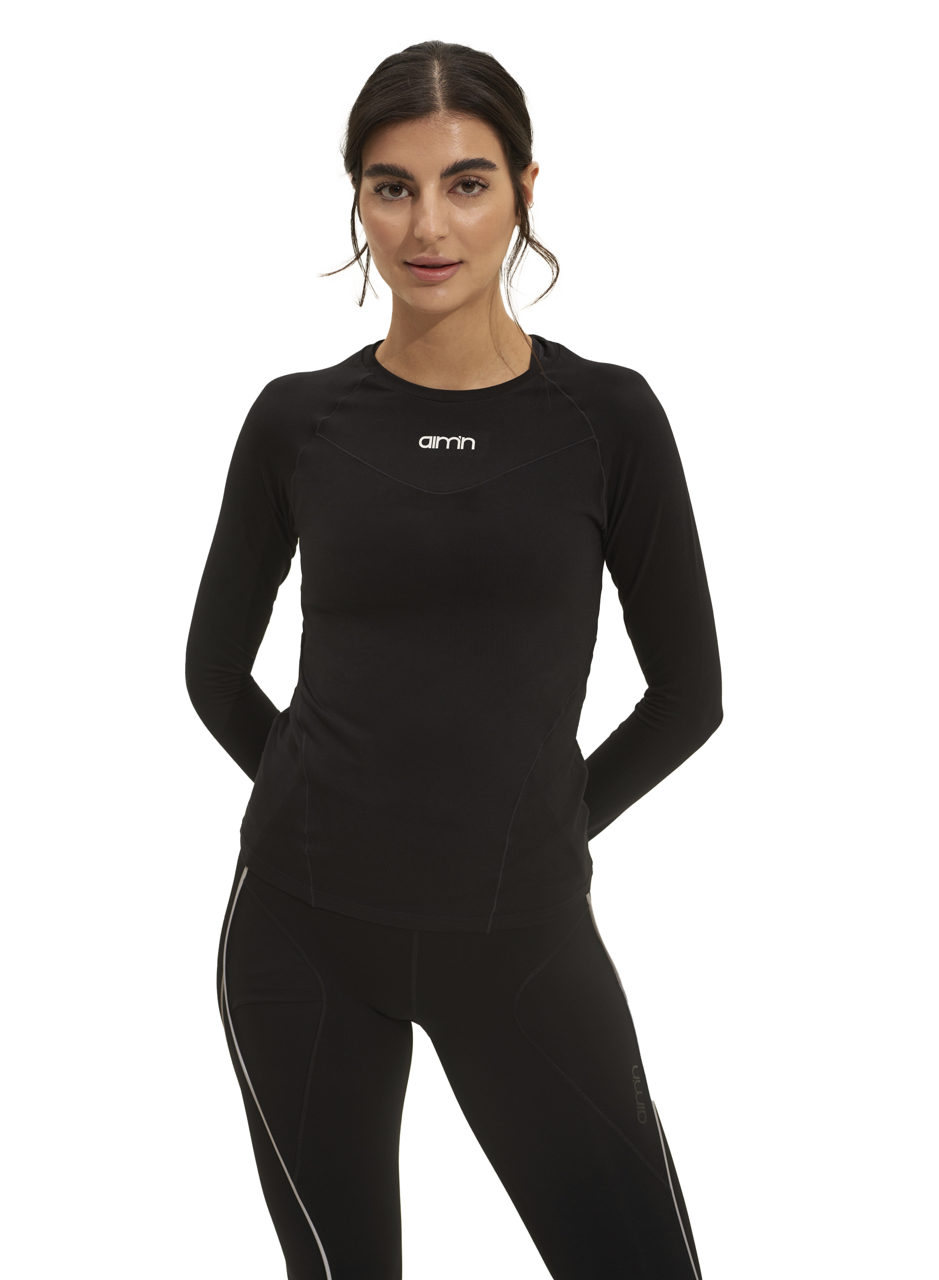 
AIM&acute;N, 
W Soft Basic Long Sleeve, 
Detail 1
