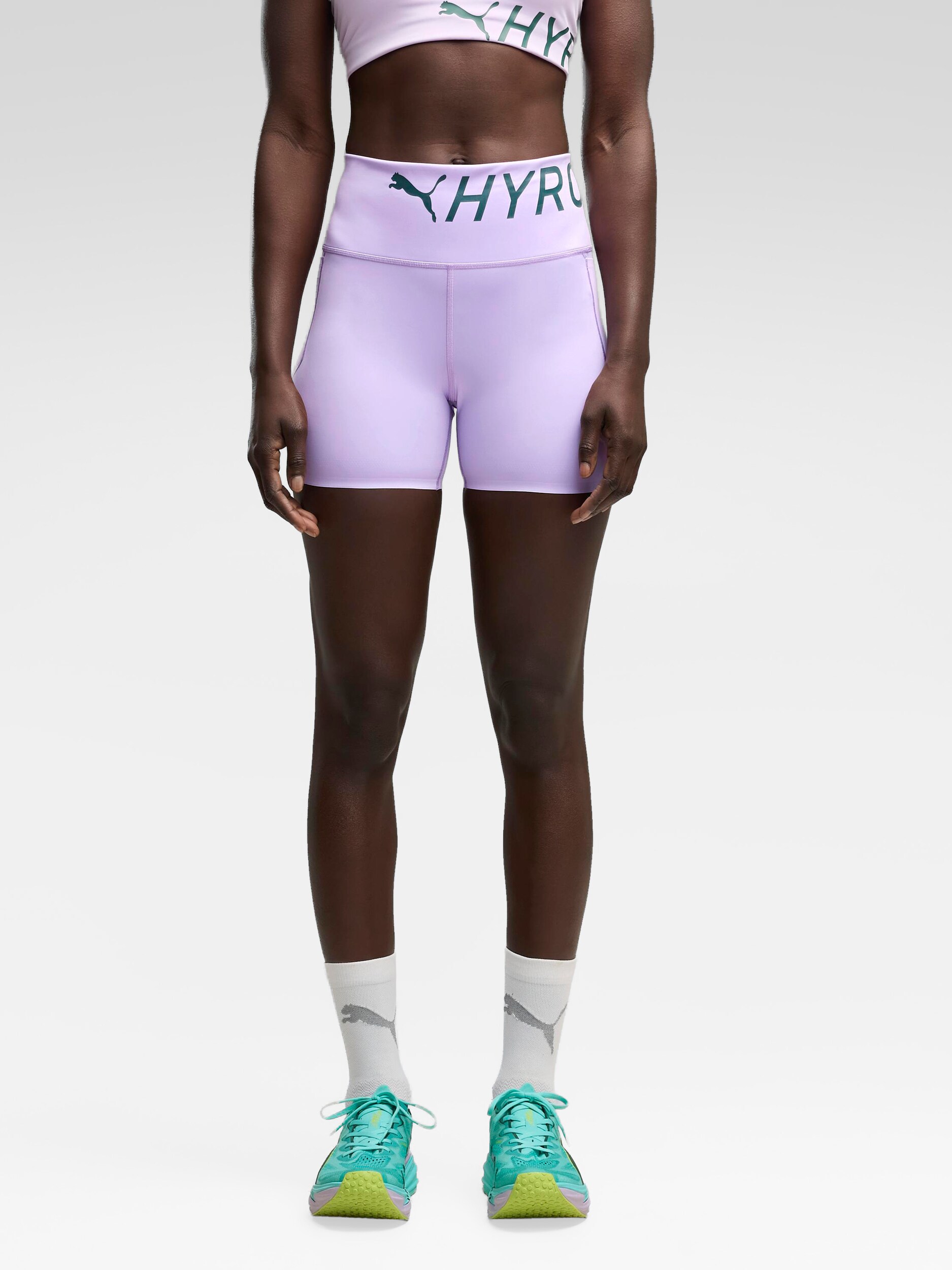 
PUMA, 
W PUMA X HYROX PWRMODE 4" SHORT TIGHT, 
Detail 1
