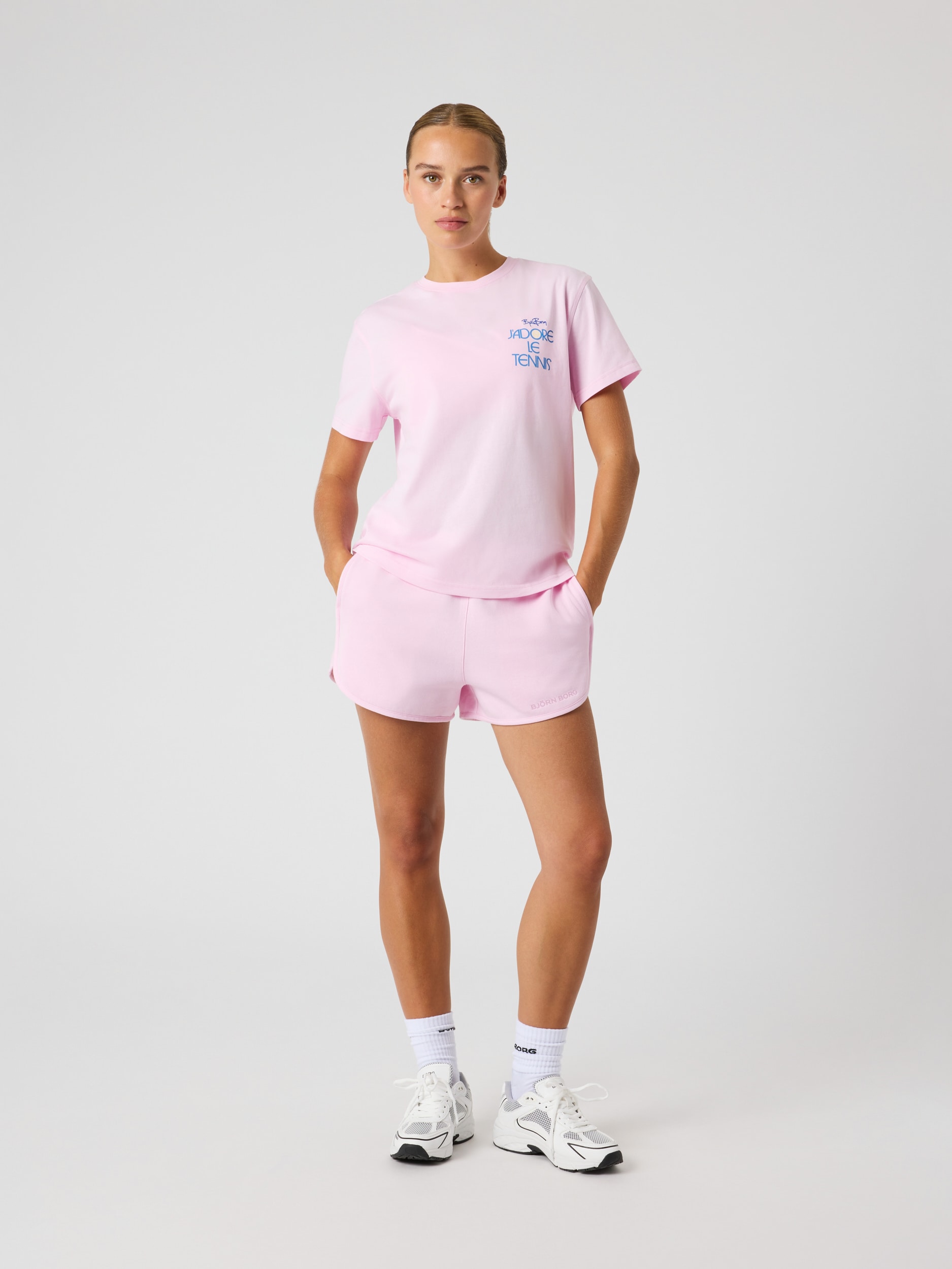 BJ&Ouml;RN BORG, W COTTON T-SHIRT