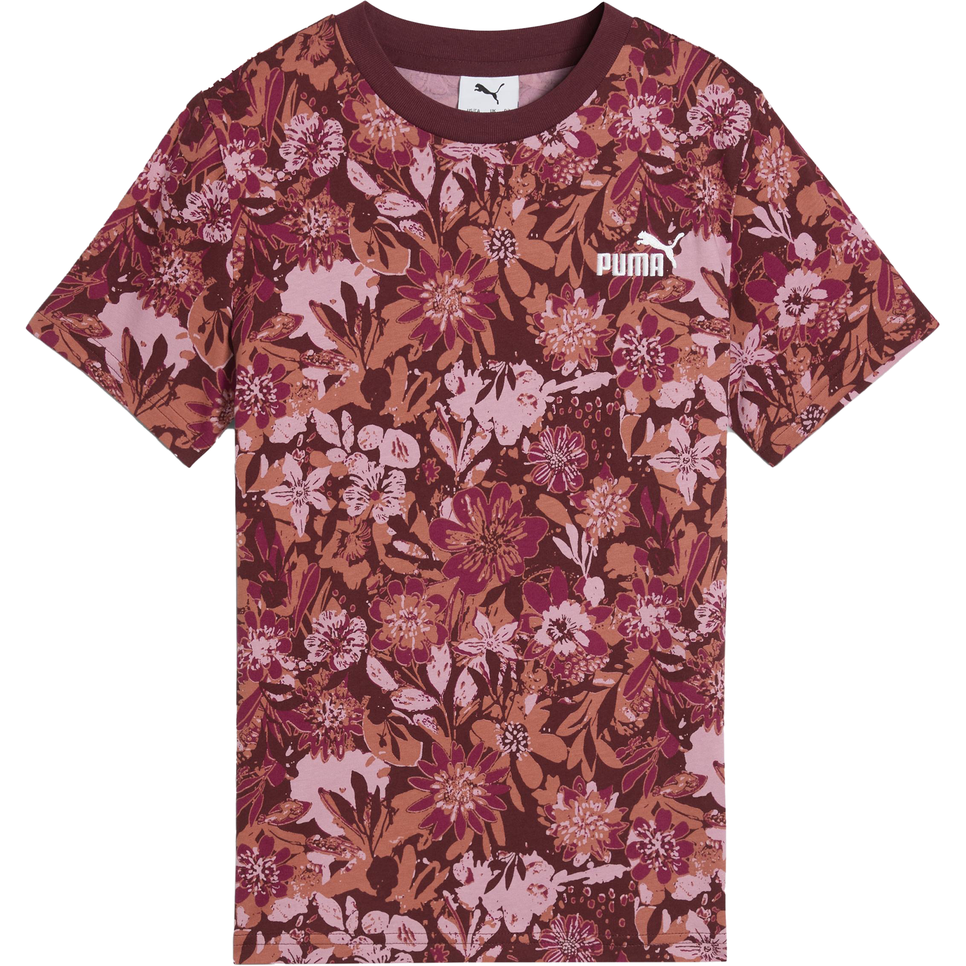 
PUMA, 
Ess Nature 2.0 Aop Tee Jr, 
Detail 1
