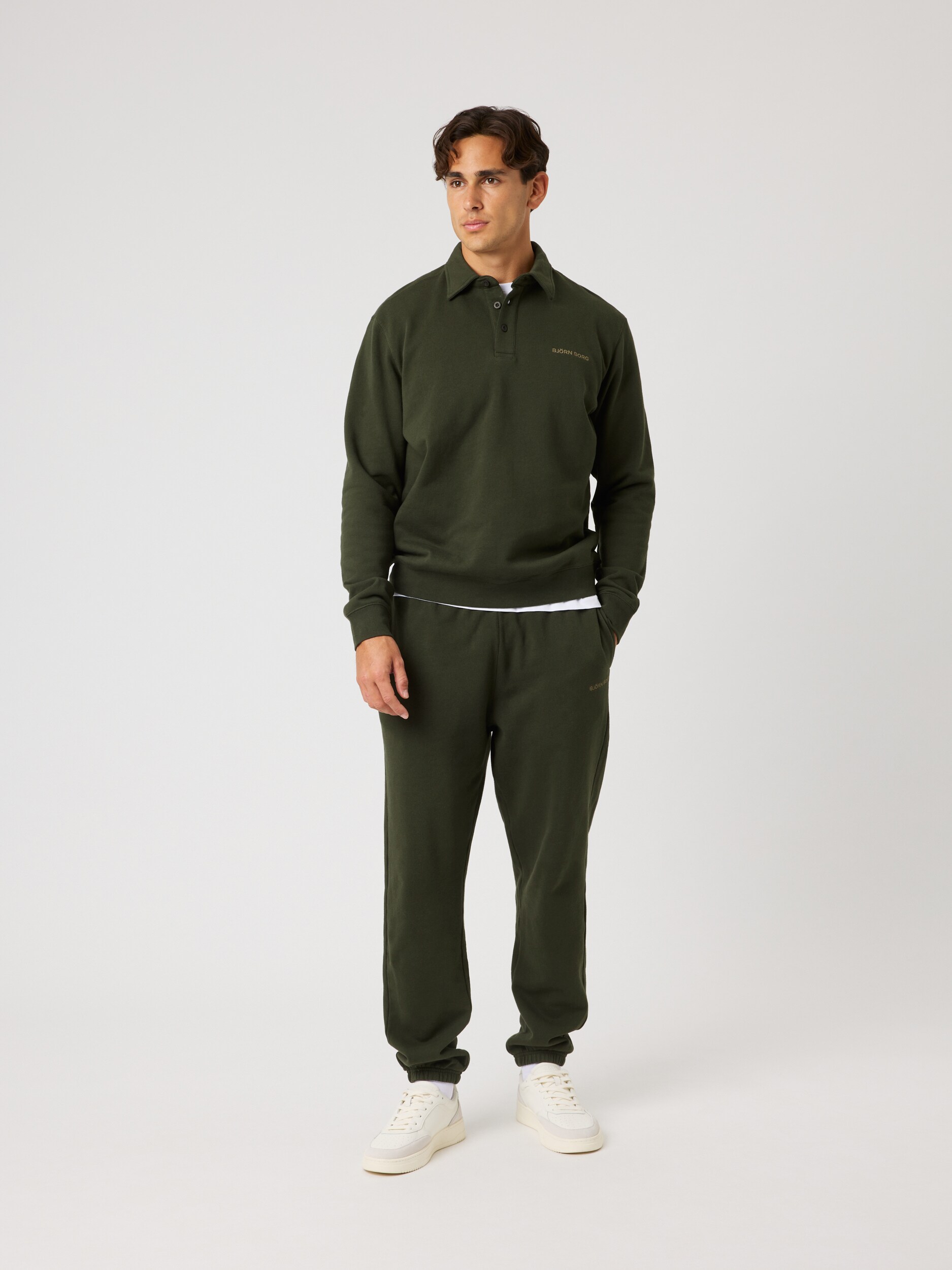 BJ&Ouml;RN BORG, M BORG CLASSIC POLO SWEATSHIRT