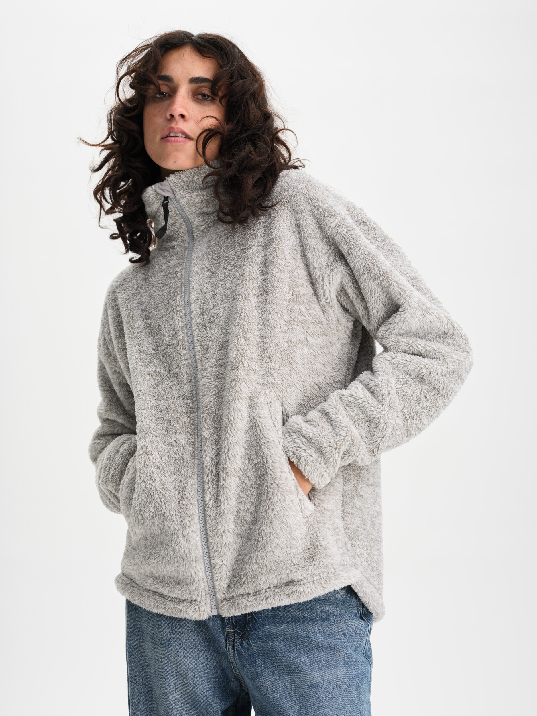 
EVEREST, 
W Cozy Pile Jacket, 
Detail 1
