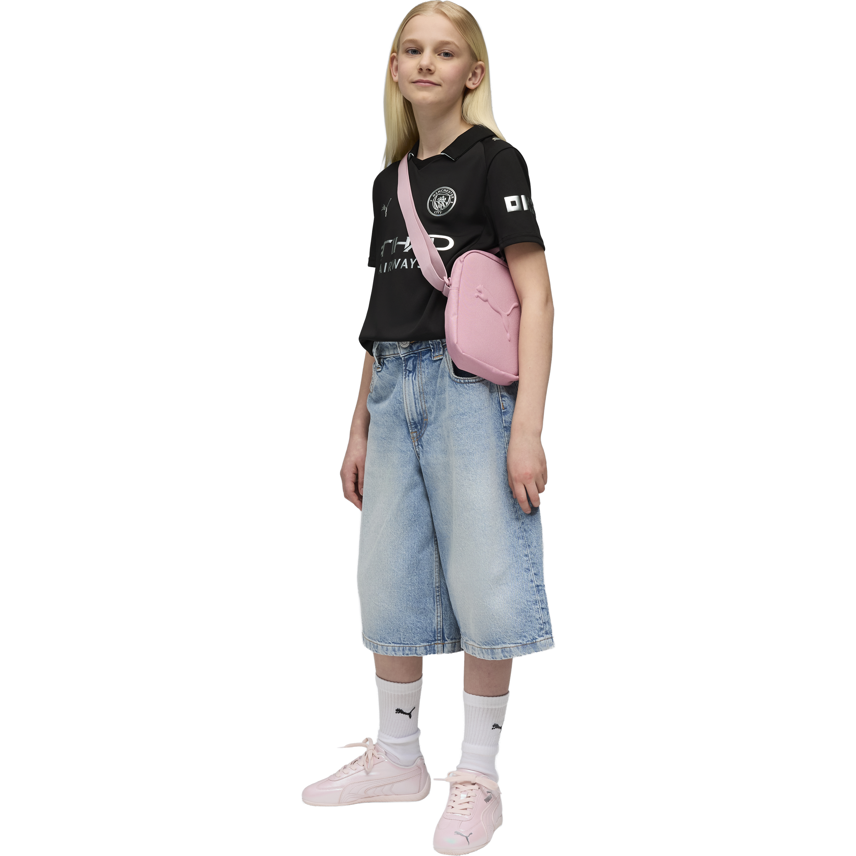 PUMA, Mcfc Away Jsy Replica Jr