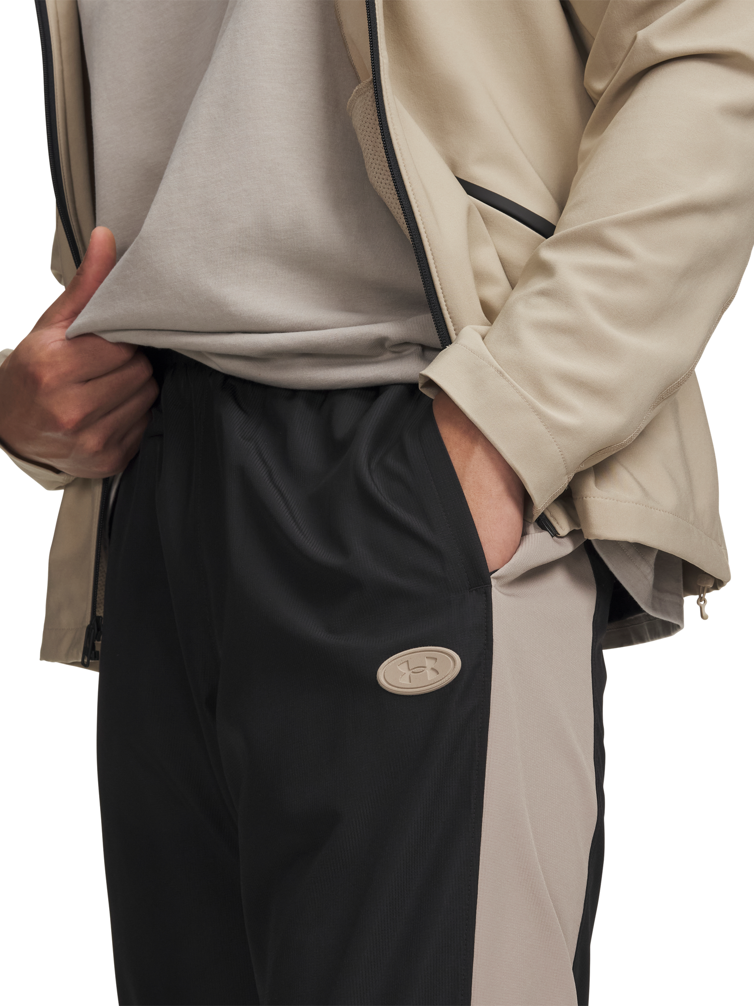 UNDER ARMOUR, M RIVAL WOVEN CB PANTS
