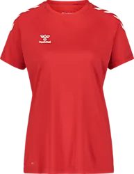 Core Xk Poly Tee Ss W - True Red Standard Small1x1