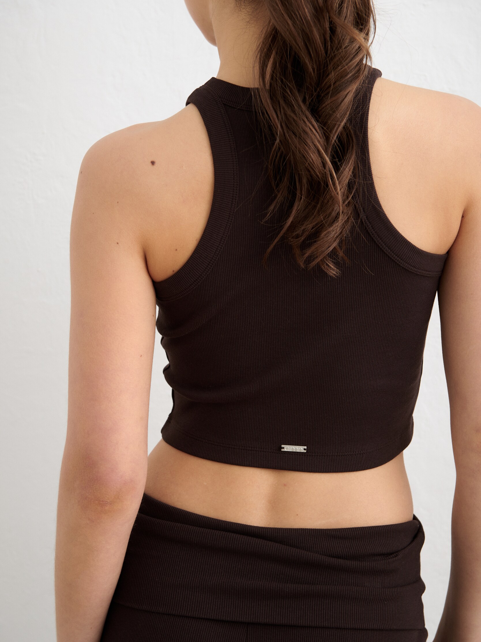 AIM&acute;N, Ease Ribbed Tank Top