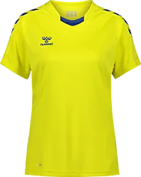 Core Xk Poly Jsy Ss W - Yellow/Blue Standard Small1x1