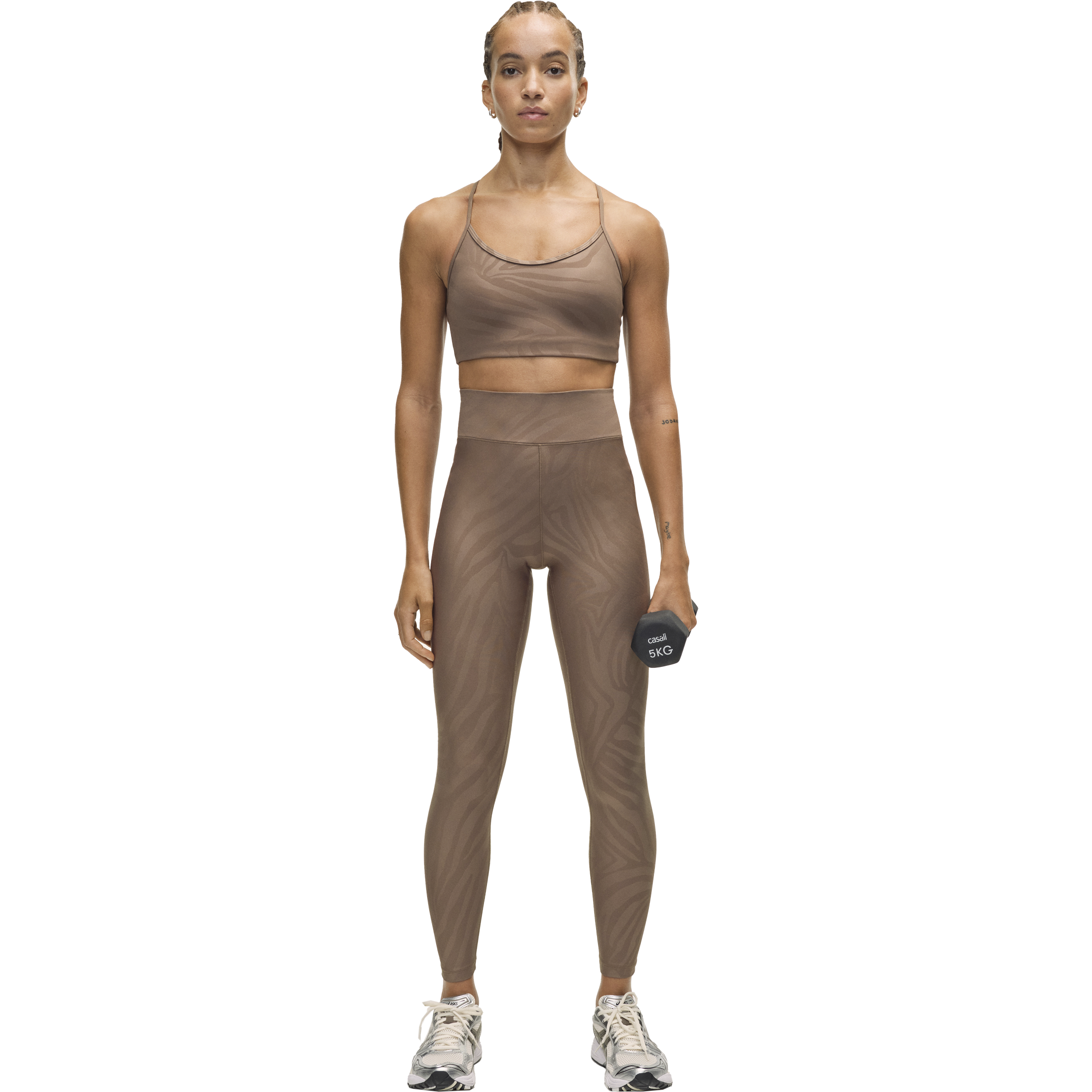 CASALL, Sleek Strappy Sports Bra Printed