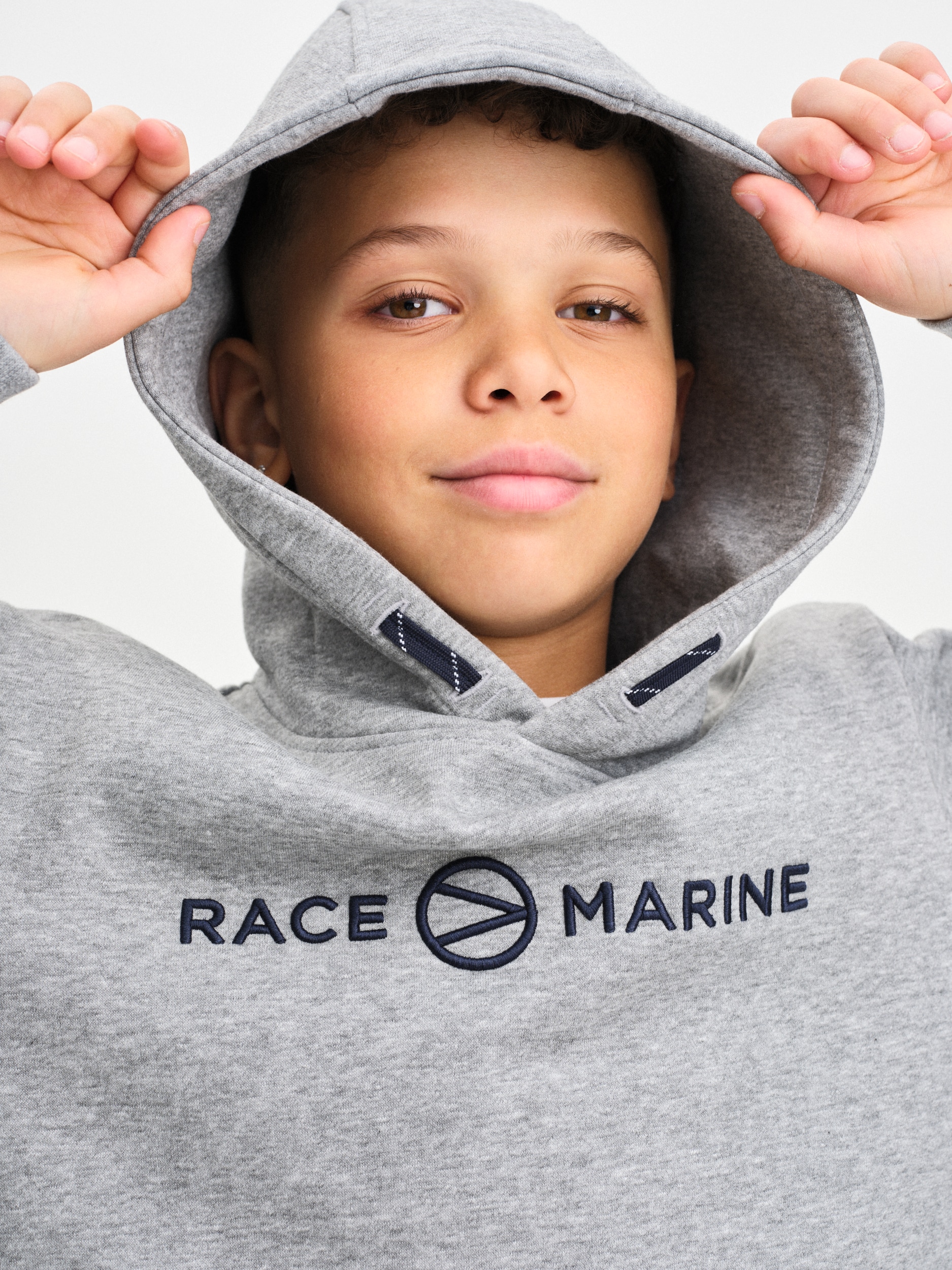 RACE MARINE, J RACE LOGO HOOD