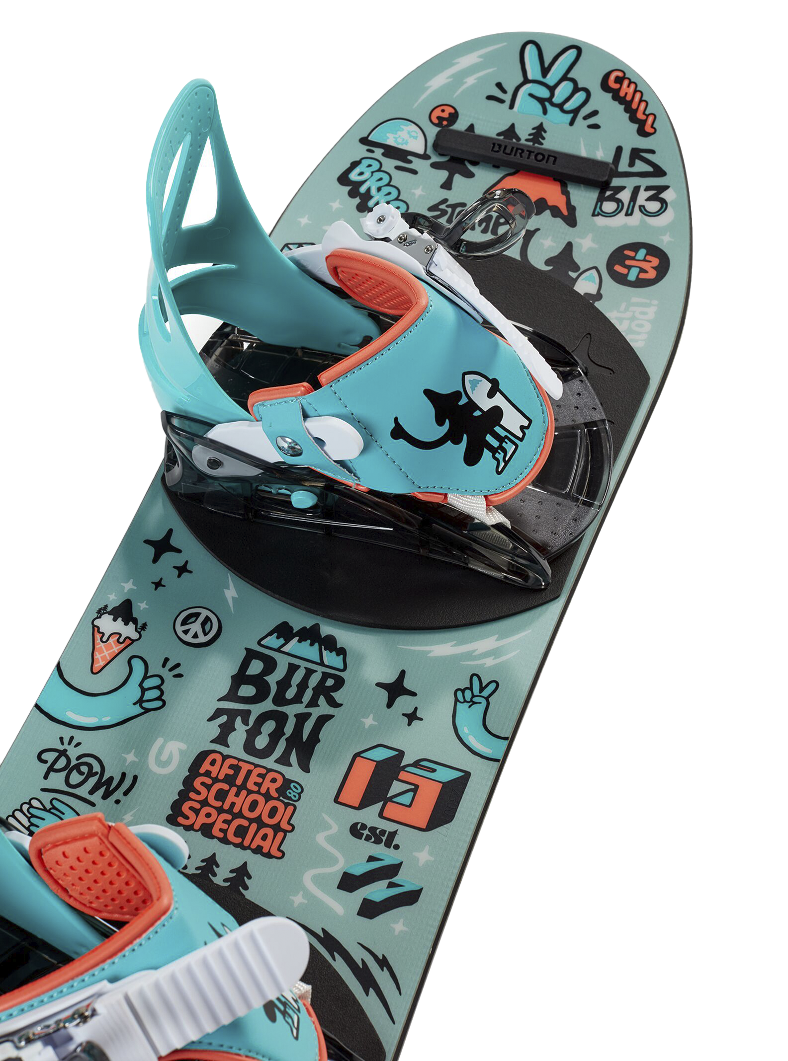 Burton アフタースクール 90cm Beginner Youth Snowboard With Bindings Burton After School Special