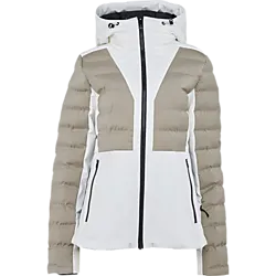 W Audrey Ski Jacket - Blanc/lt Beige Standard Small1x1