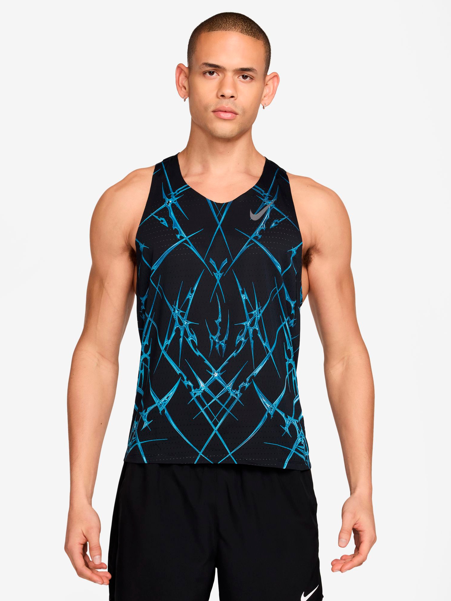 
NIKE, 
M NIKE AEROSWIFT MEN'S DRI-FIT ADV PRINTED SINGLET, 
Detail 1
