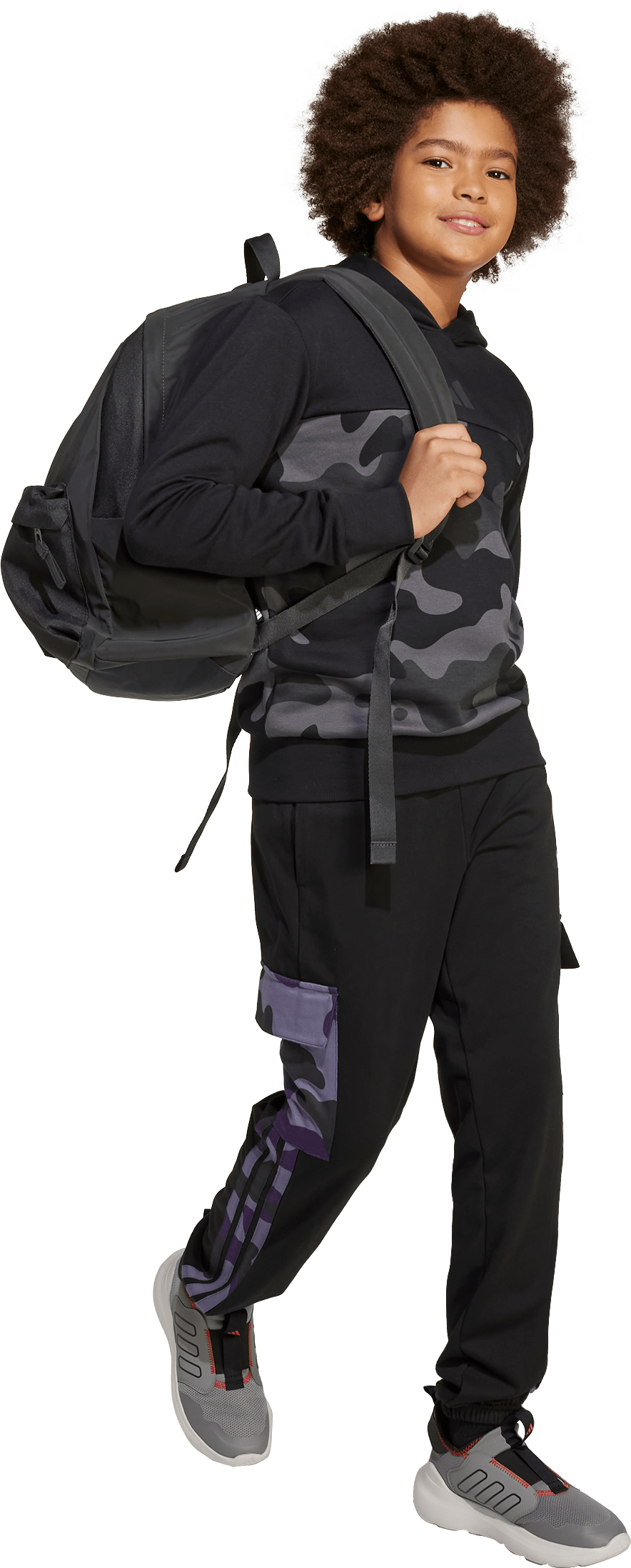 ADIDAS, CAMO FL HOOD JR