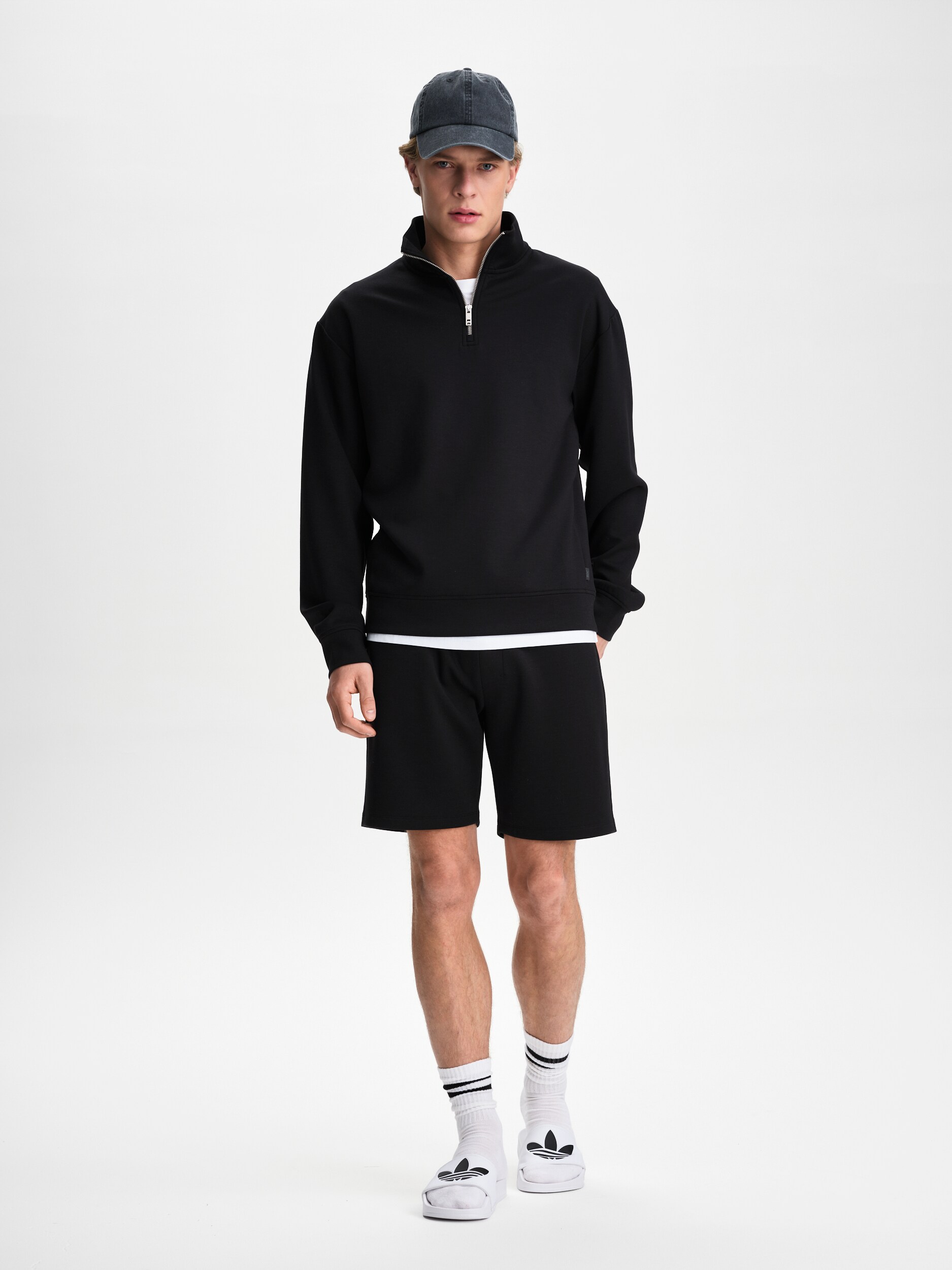 SOC, M SOFT HALF ZIP
