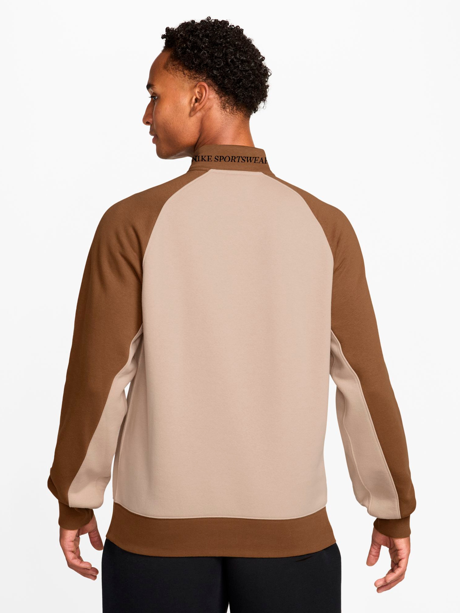 NIKE, M SPW CLUB HALF-ZIP FLEECE TOP