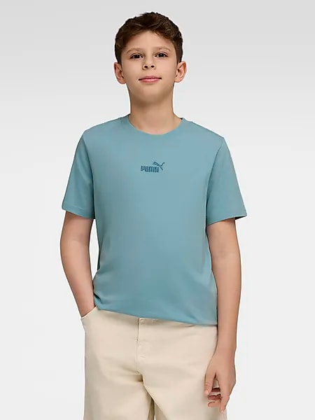 PUMA J ESS SMALL NO.1 ФУТБОЛКА С ЛОГОТИПОМ В ЦЕНТРЕ B