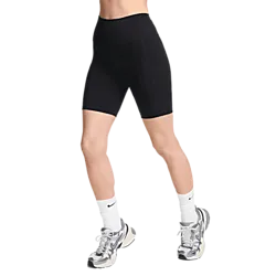 Nike One Women'S High-Waisted 8" Bi - Black/Black Model01 Small1x1