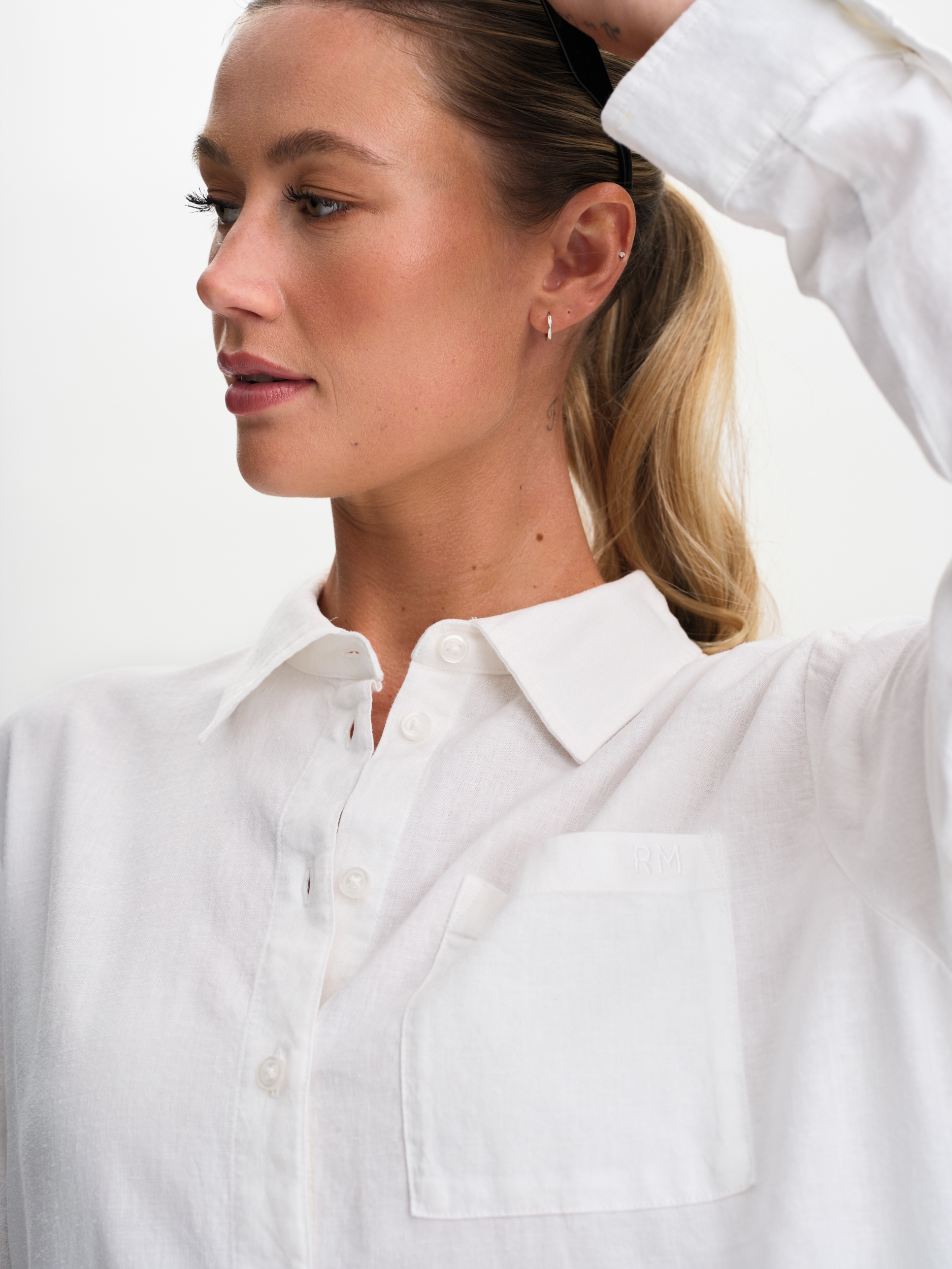 RACE MARINE, W SEA SIDE LINEN SHIRT