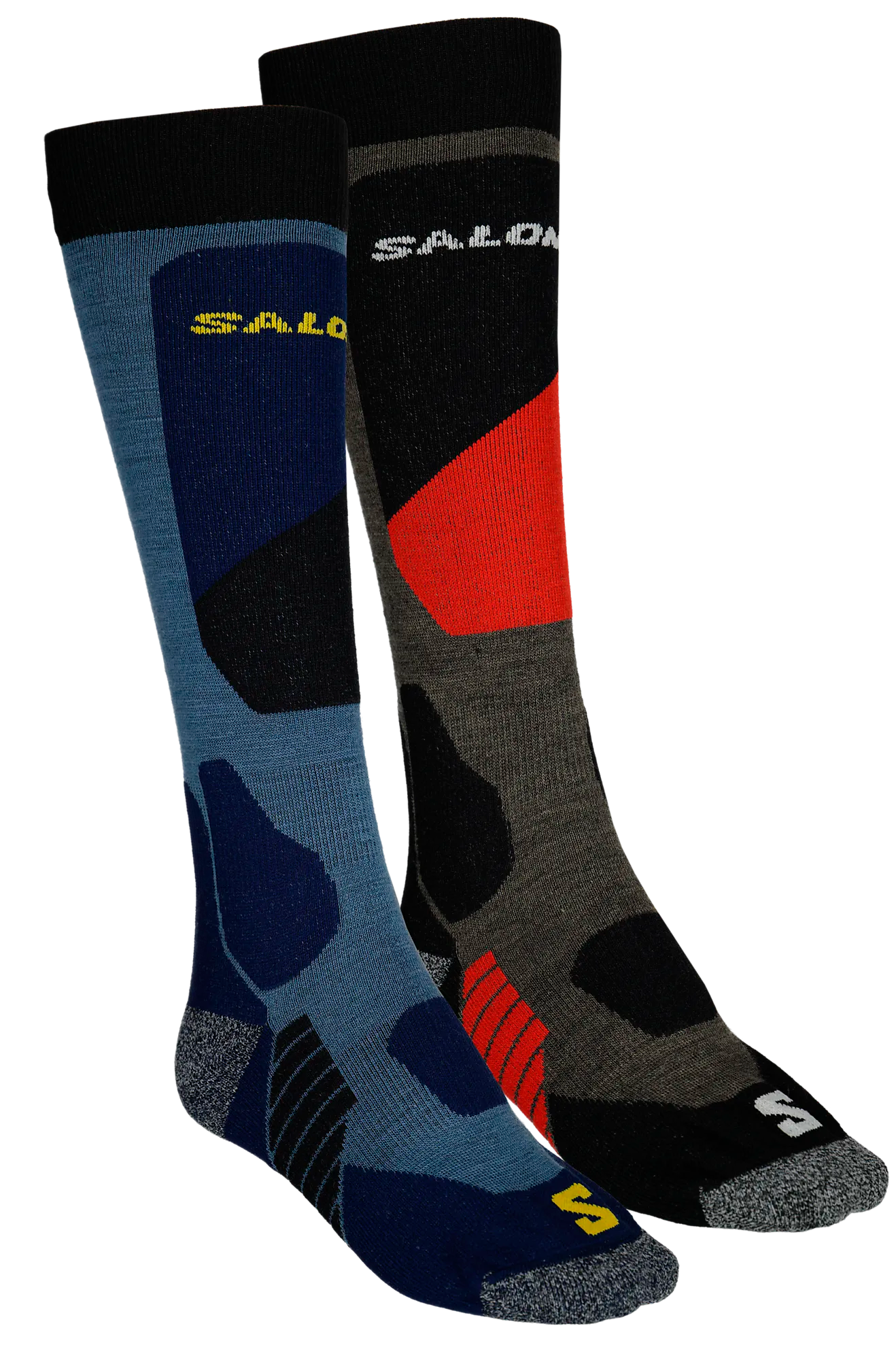 salomon access ski socks Max 1 Pair Snowboard Winter Sports Knee High Elastic Light Comfortable Practical Stable Flexible Green / 42-44 Built to make your skiboots perform their best X ULTRA ACCESS QUARTER 2-PACK