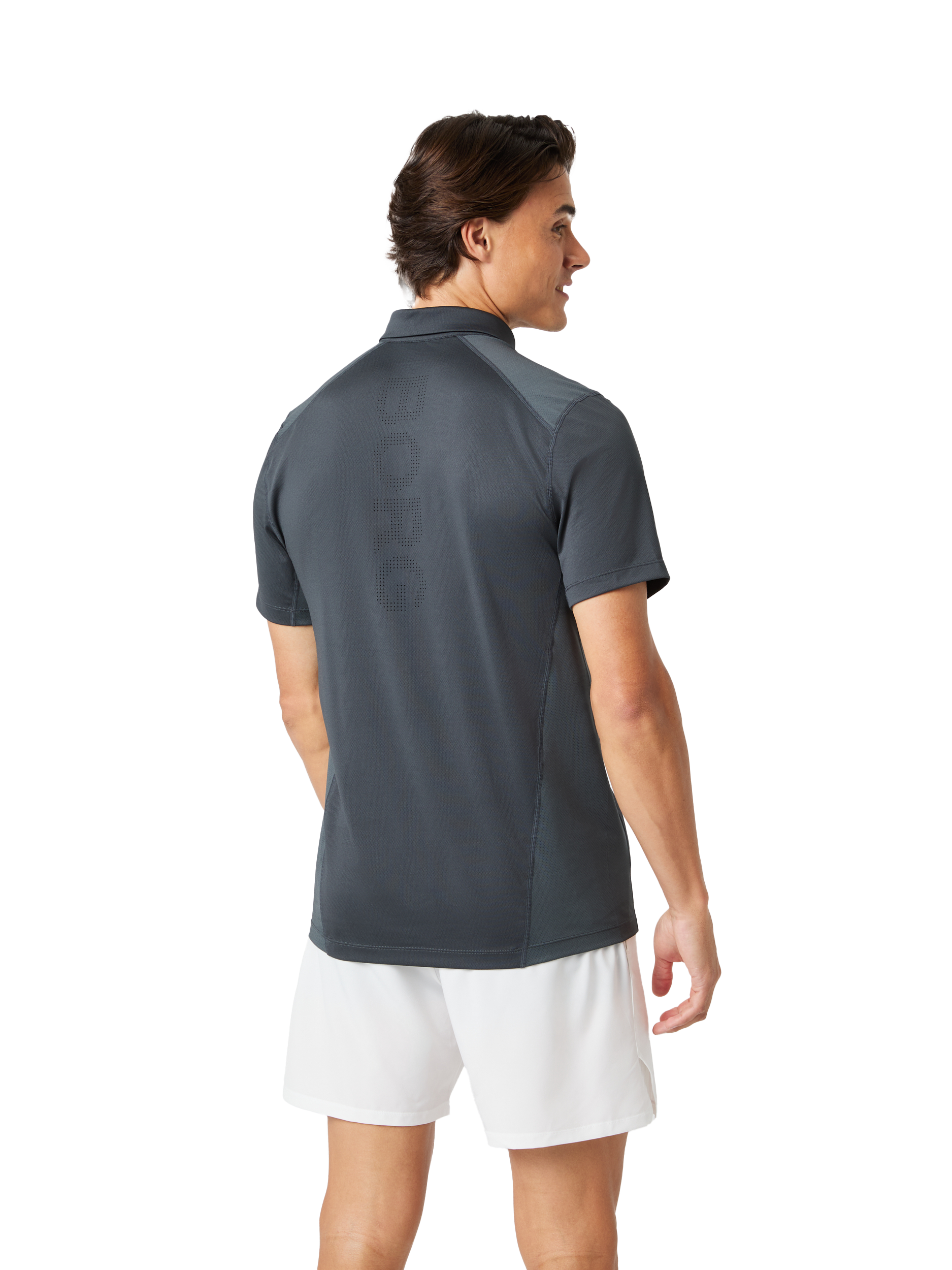 BJ&Ouml;RN BORG, Ace Mesh Panel Polo Shirt