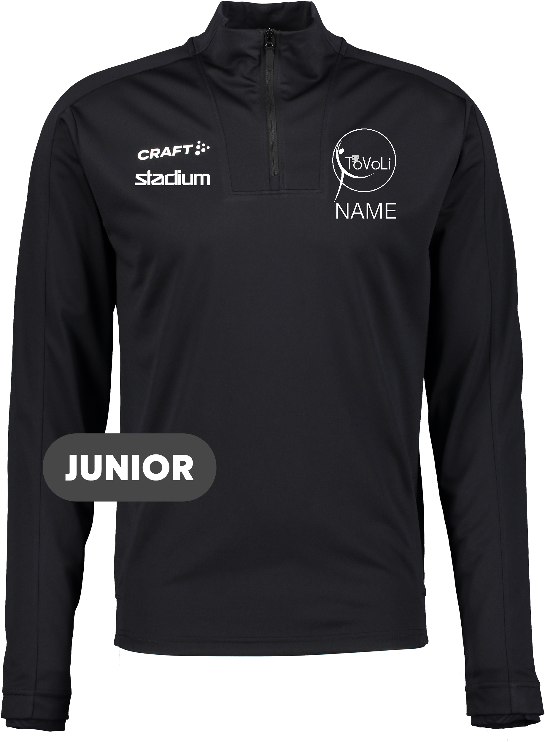 
CRAFT, 
Evolve 2.0 Half Zip Jr, 
Detail 1
