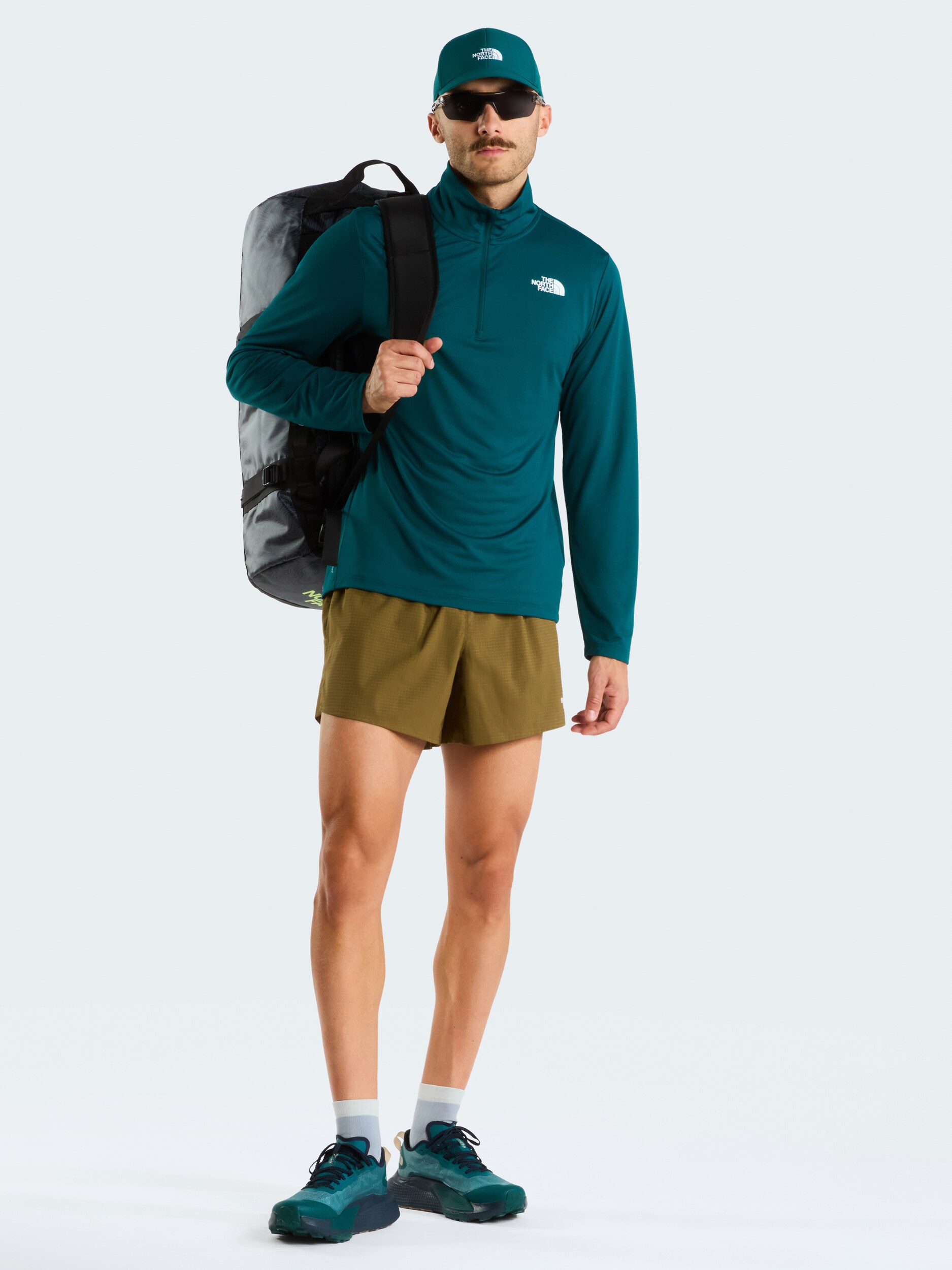 THE NORTH FACE, M 24/7 1/4 ZIP TEE
